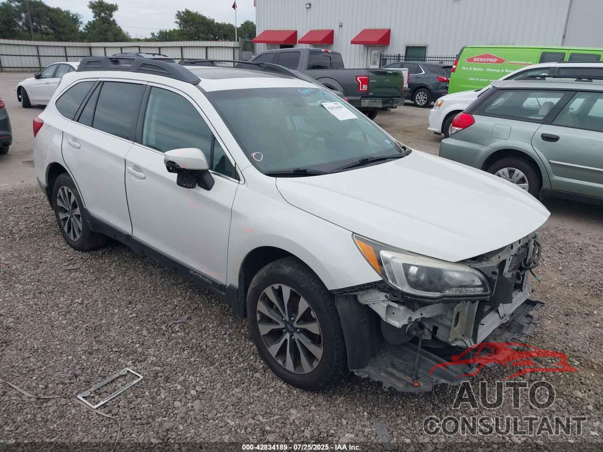 SUBARU OUTBACK 2016 - 4S4BSBNCXG3326538