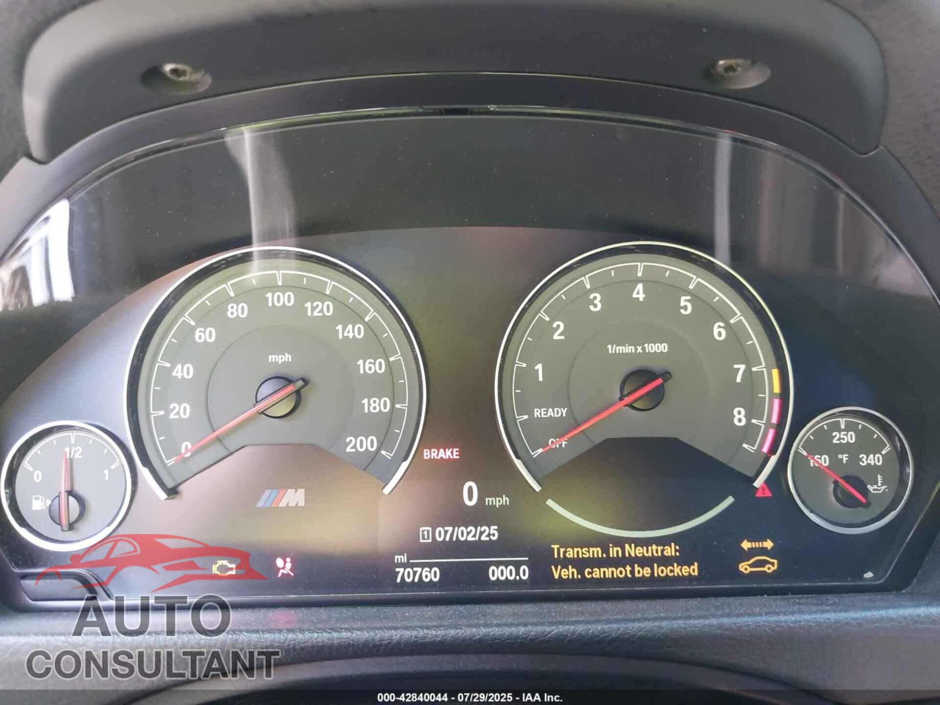 BMW M3 2015 - WBS3C9C50FP803366
