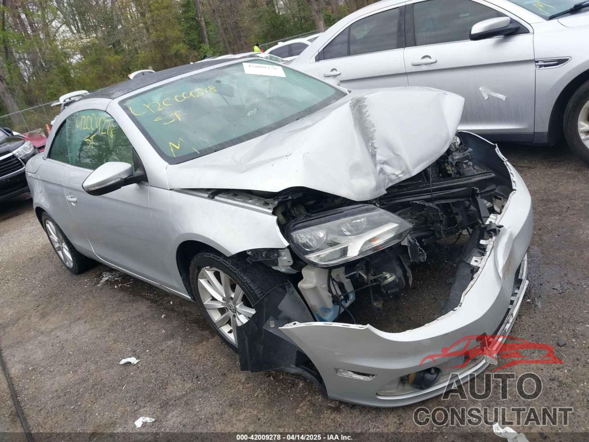 VOLKSWAGEN EOS 2012 - WVWBW7AH8CV001103