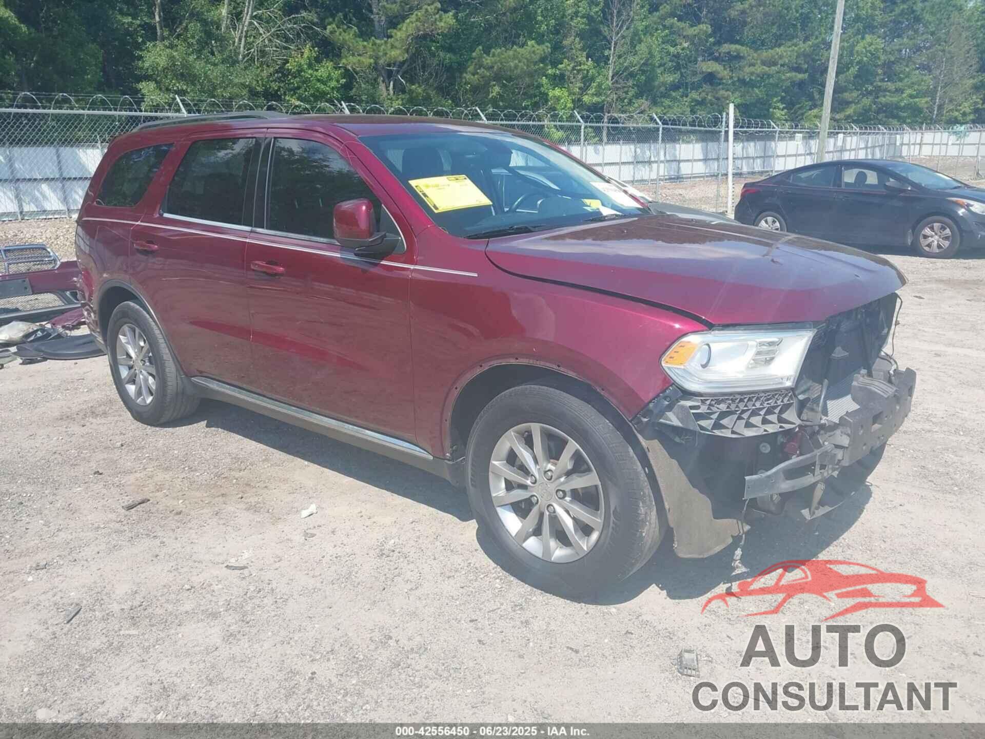 DODGE DURANGO 2017 - 1C4RDHAG4HC736827