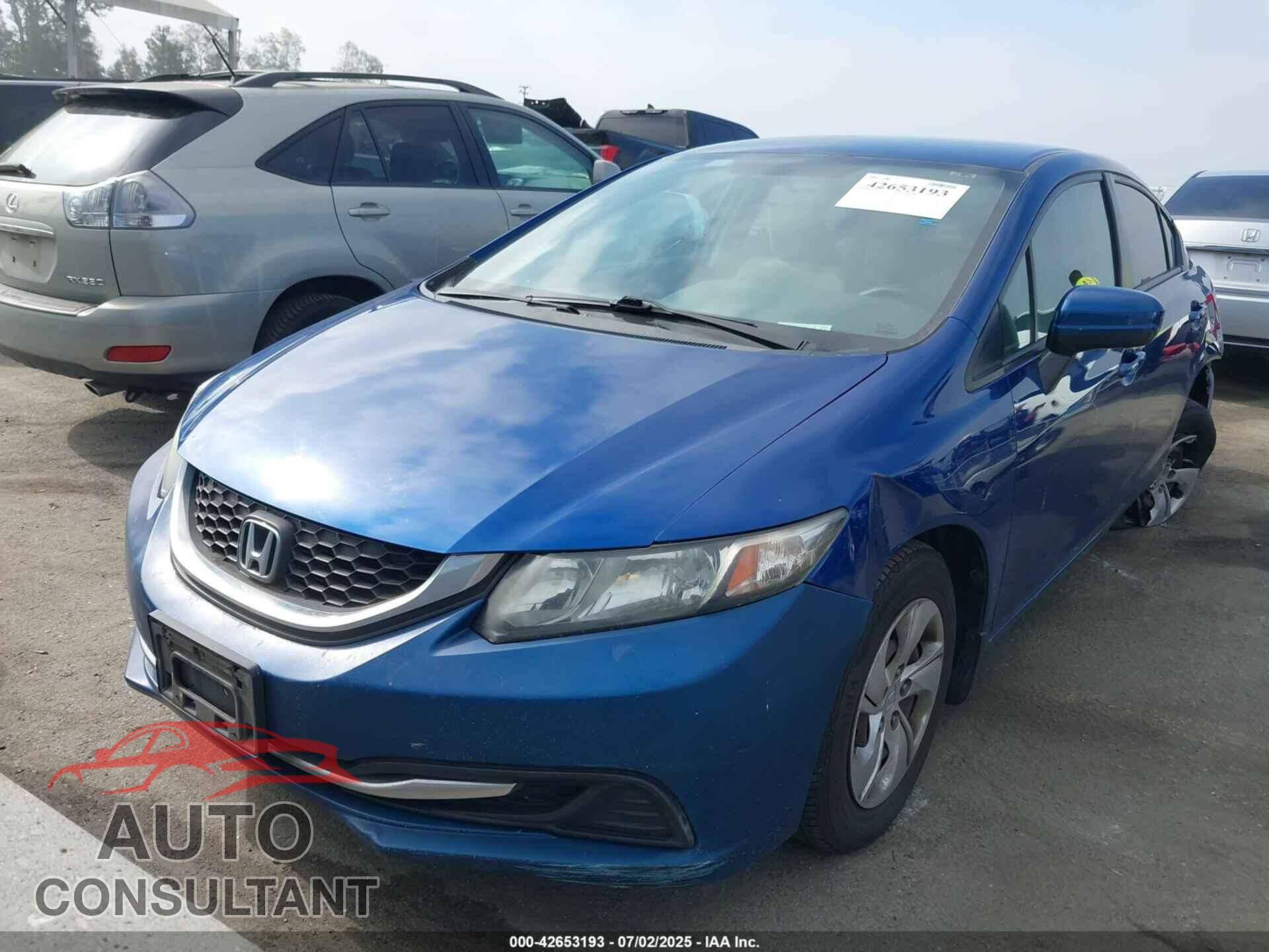 HONDA CIVIC 2014 - 19XFB2F5XEE247155