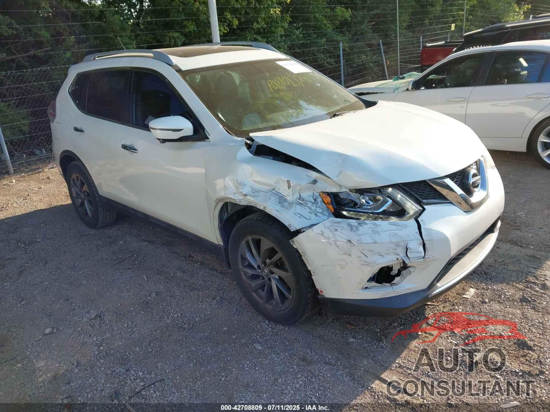 NISSAN ROGUE 2016 - 5N1AT2MV8GC847317
