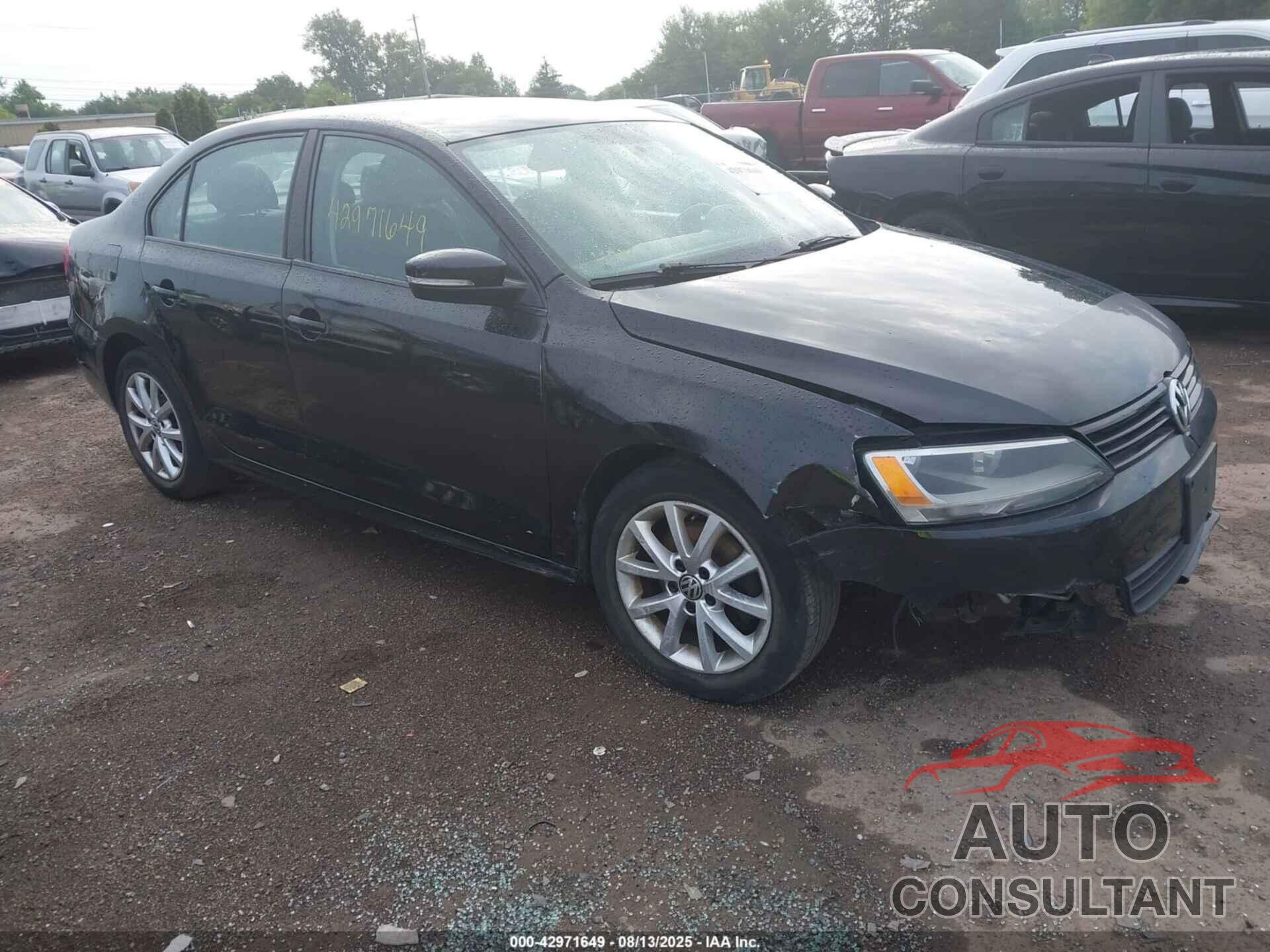 VOLKSWAGEN JETTA 2012 - 3VWDP7AJ9CM462455