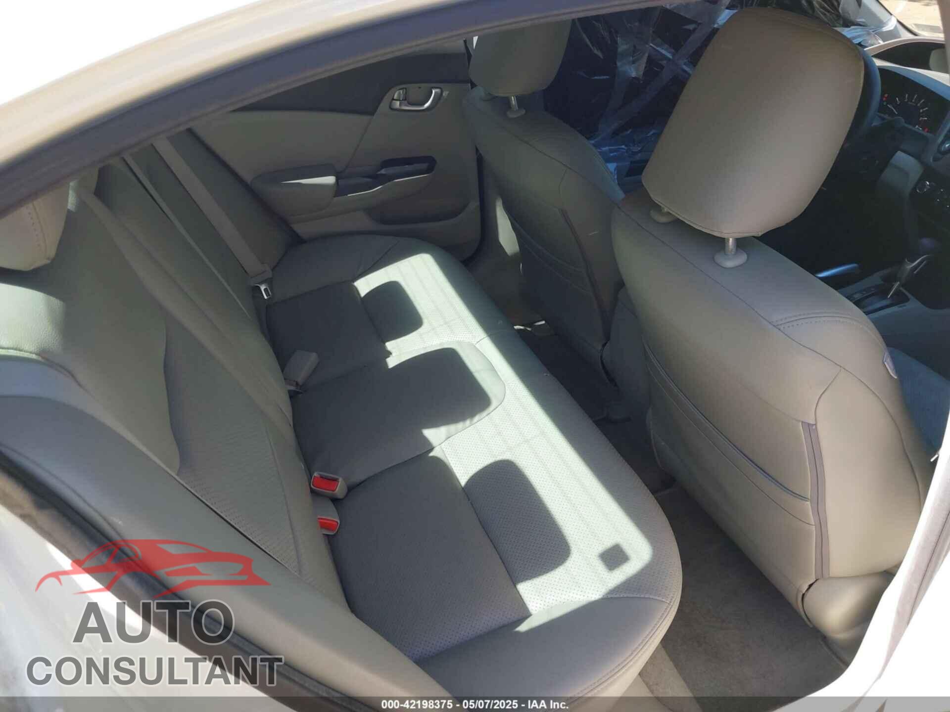 HONDA CIVIC 2012 - 19XFB2F89CE047892