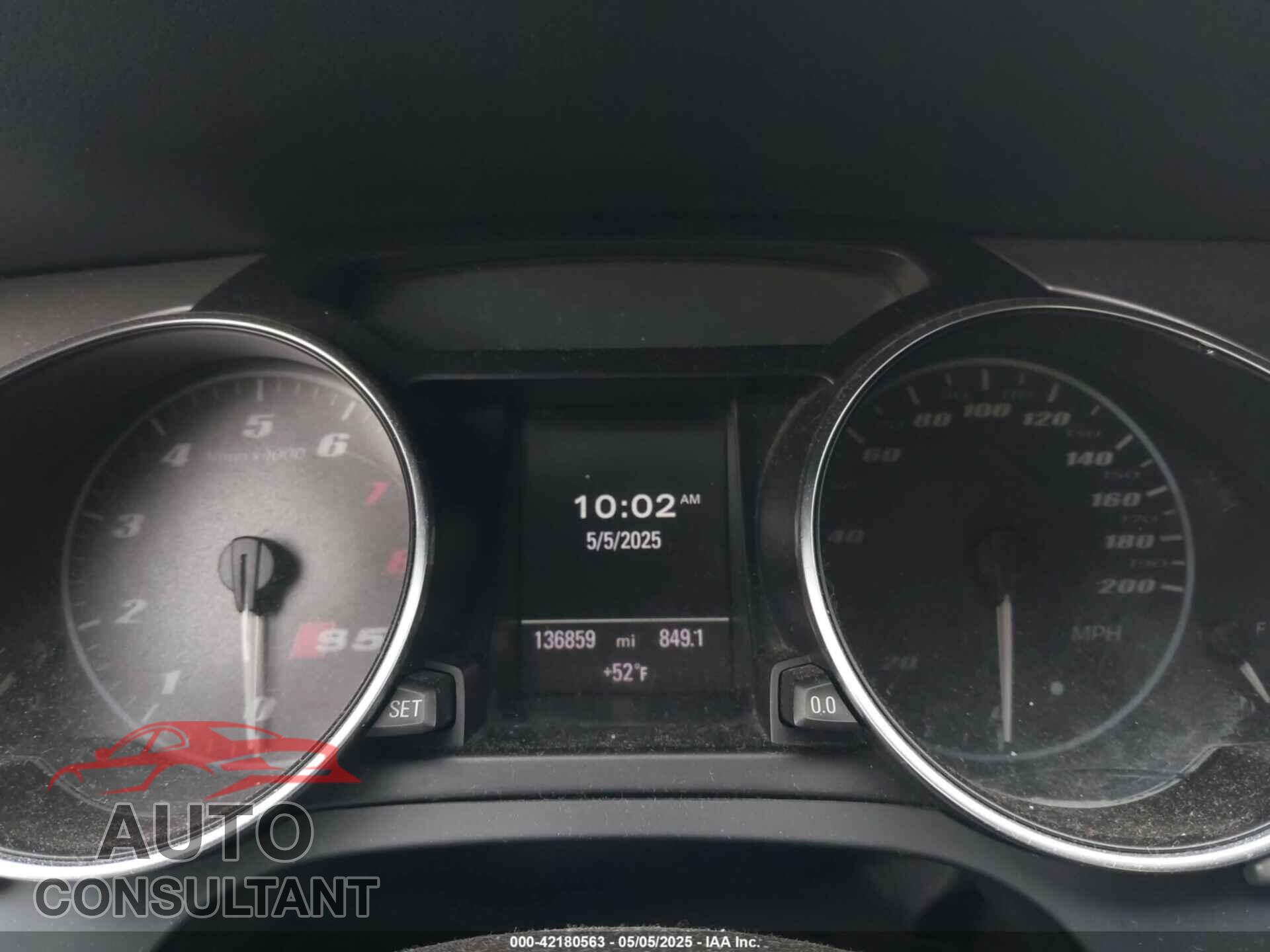 AUDI S5 2012 - WAULVBFR1CA013822