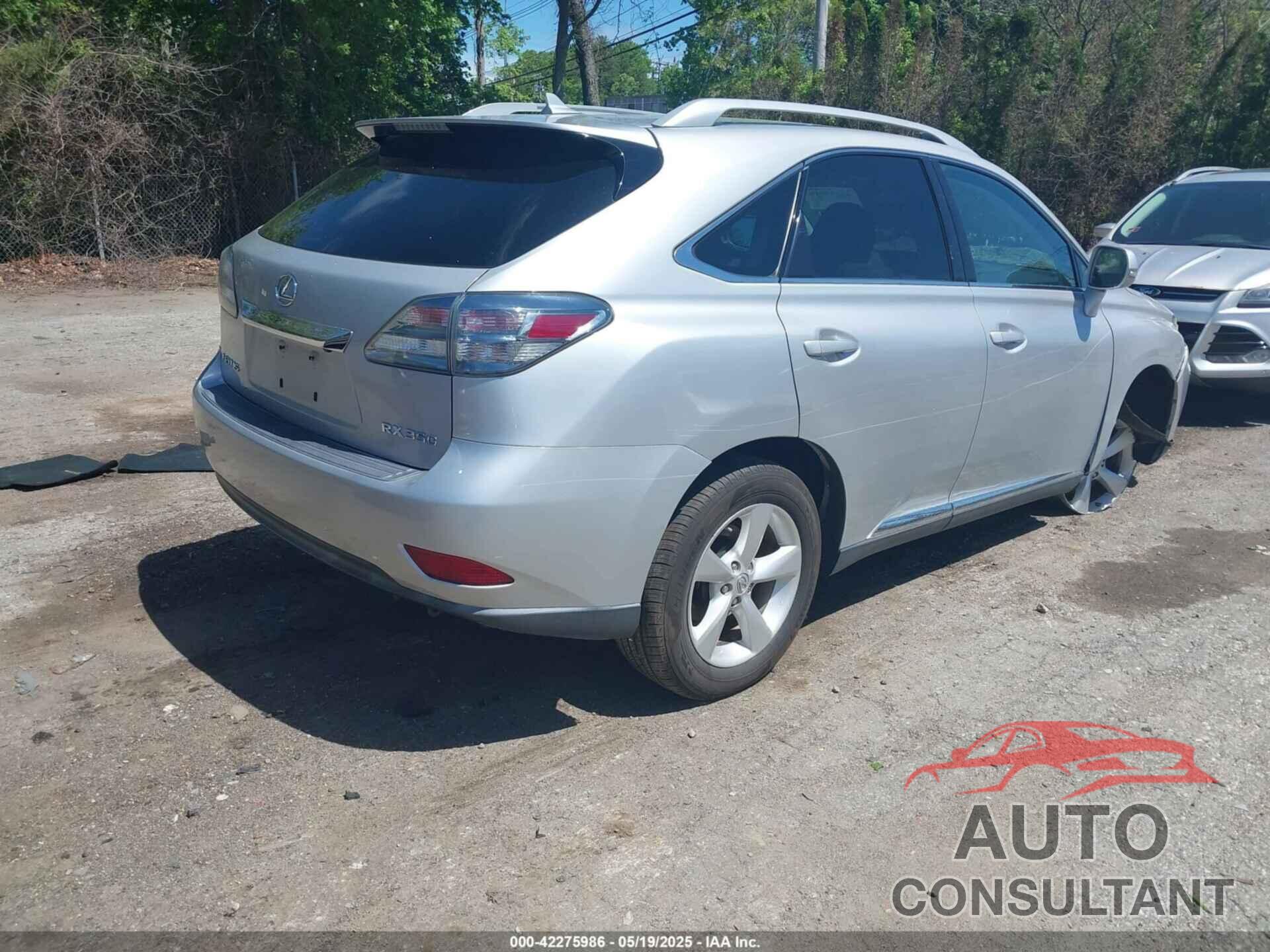 LEXUS RX 350 2010 - 2T2BK1BA0AC020105