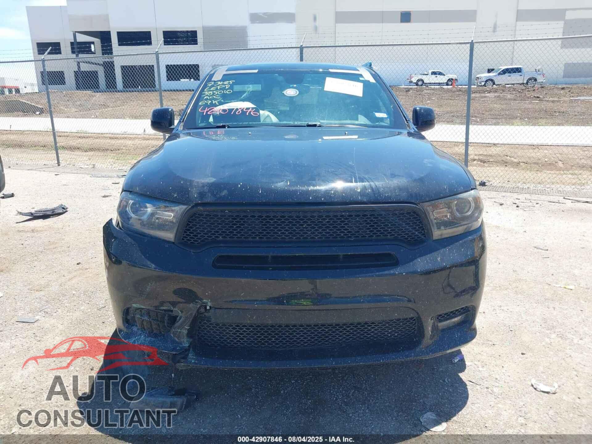 DODGE DURANGO 2019 - 1C4RDJDGXKC586202