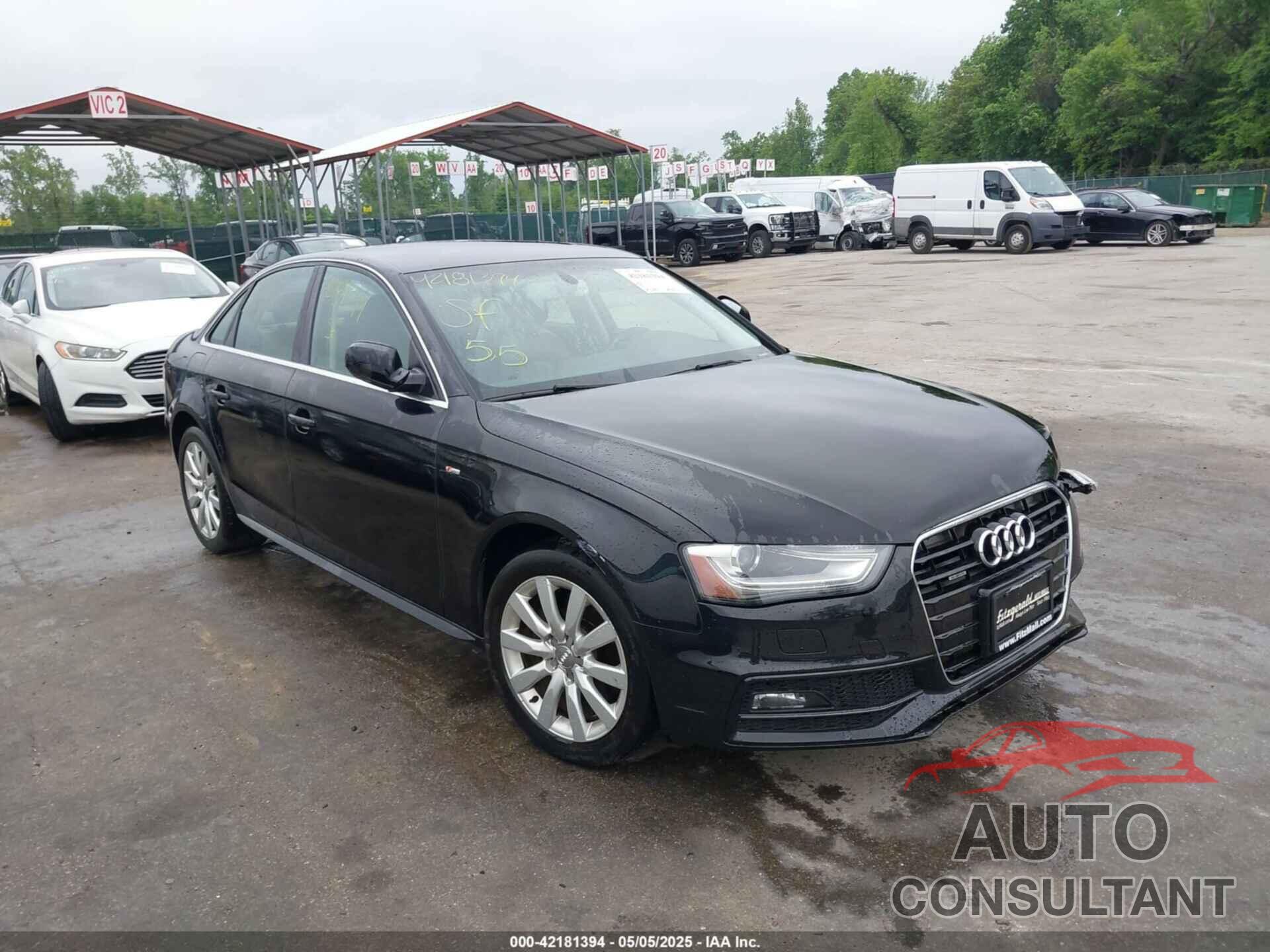 AUDI A4 2015 - WAUBFAFL7FN038901