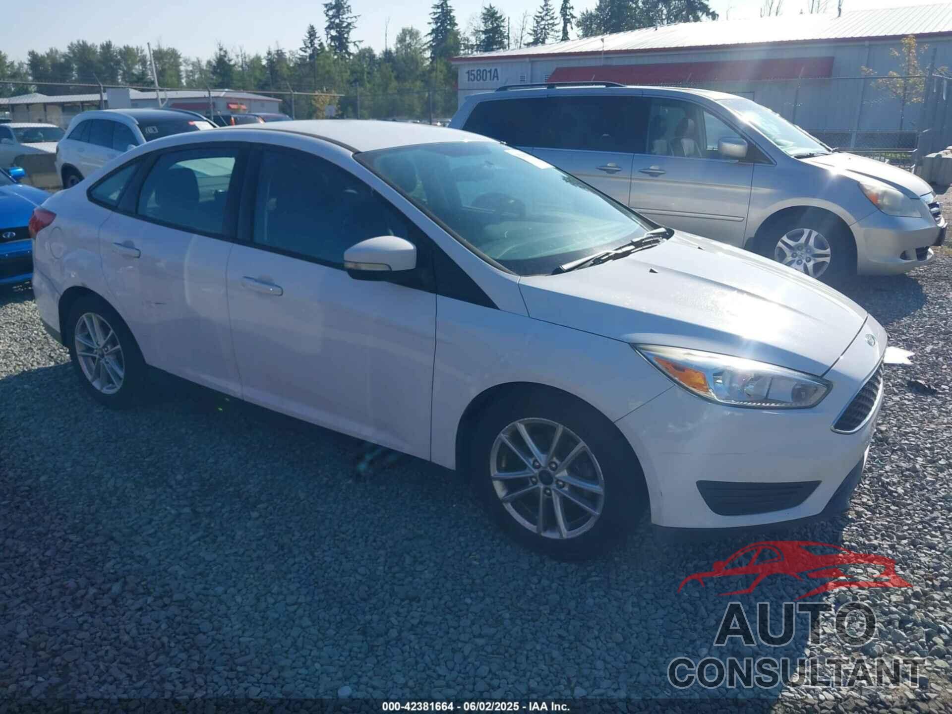 FORD FOCUS 2016 - 1FADP3F29GL306314