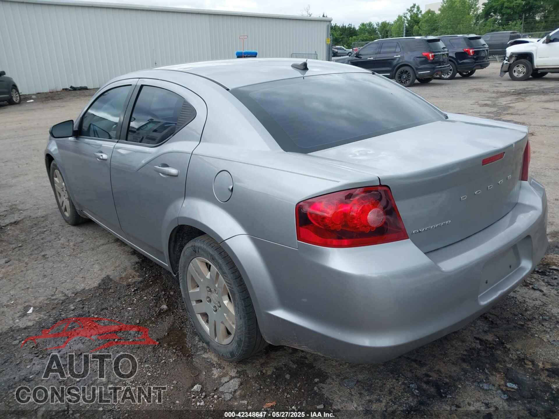 DODGE AVENGER 2013 - 1C3CDZAB4DN729993