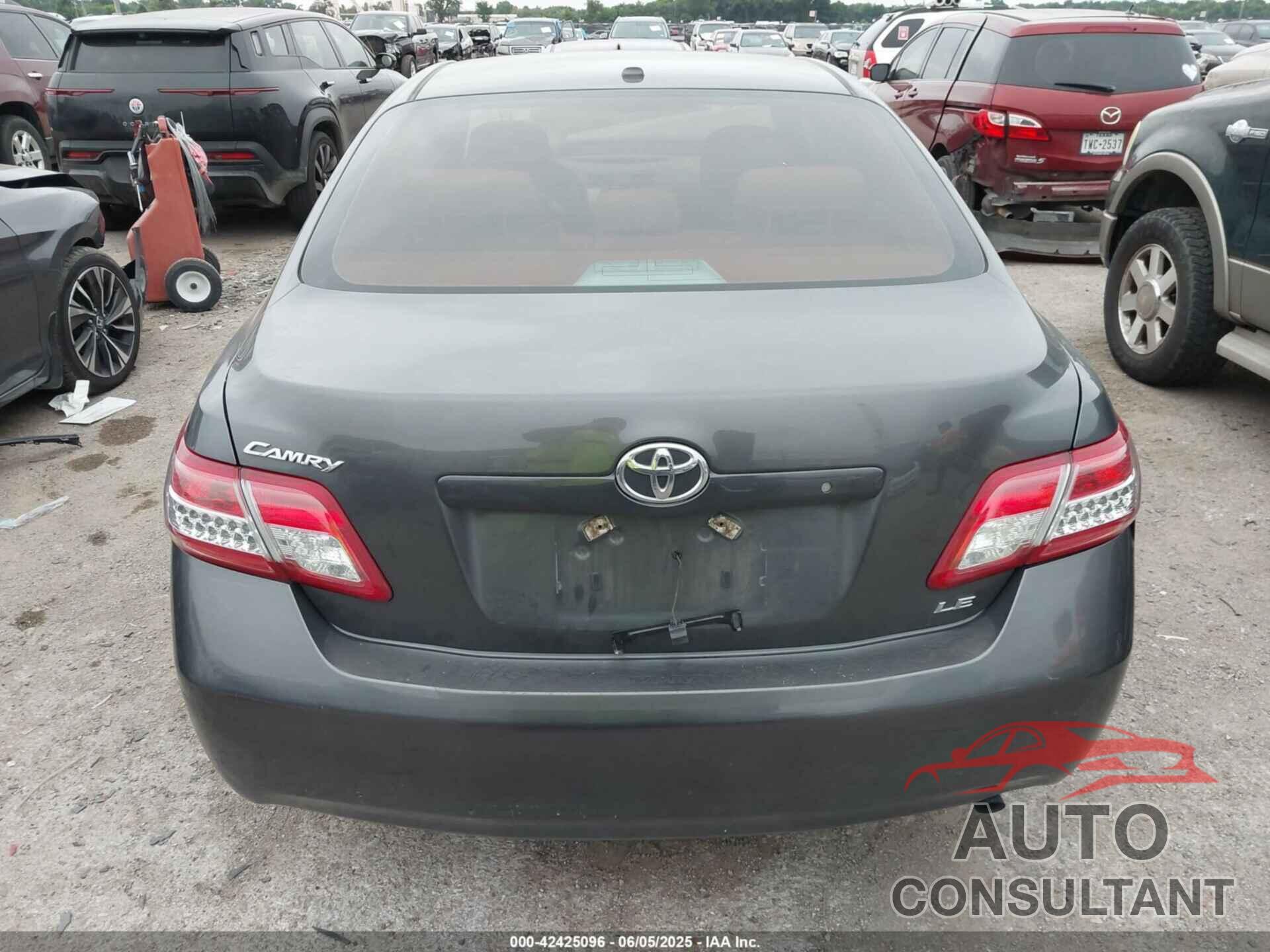 TOYOTA CAMRY 2010 - 4T4BF3EKXAR074797