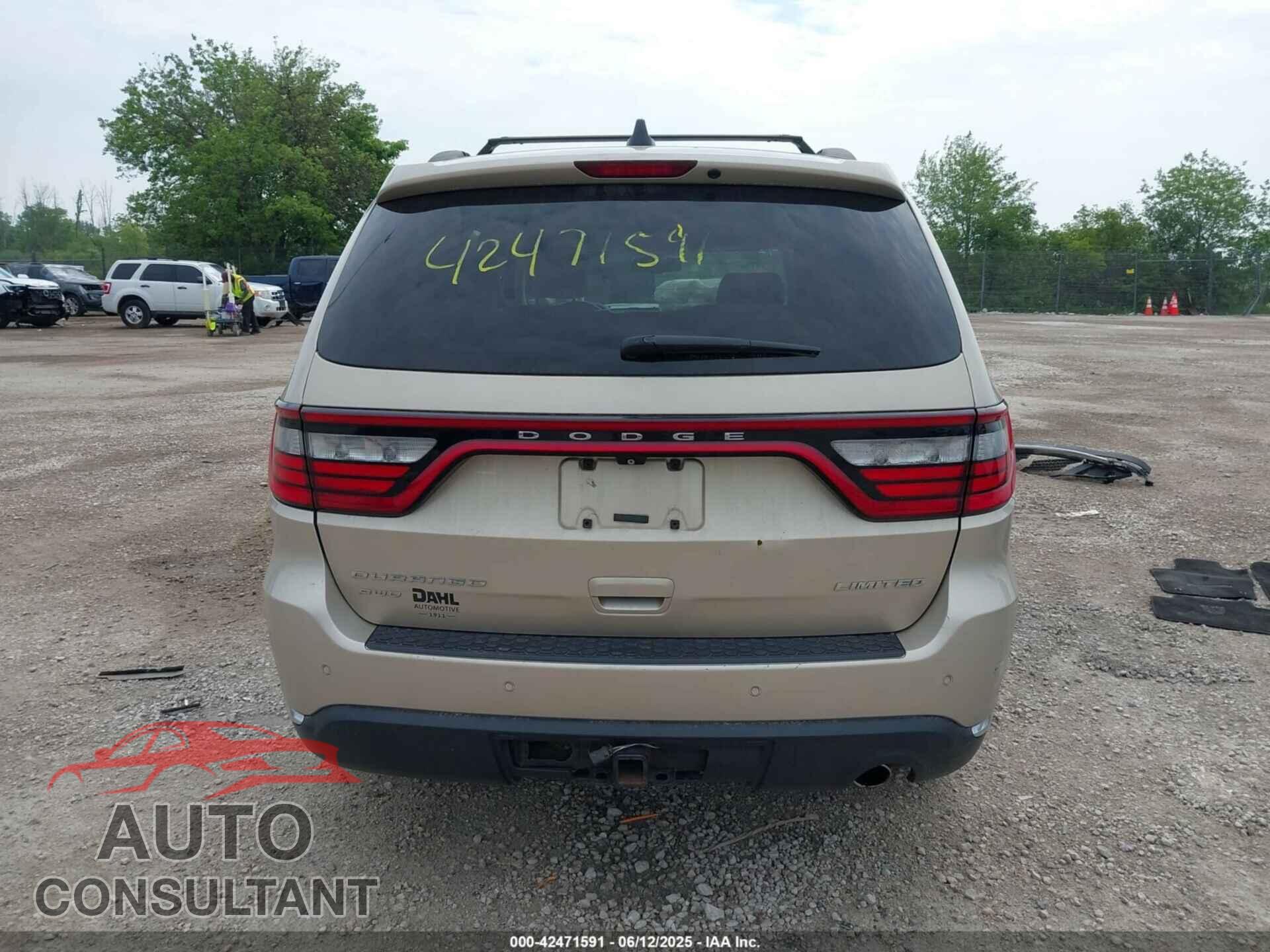 DODGE DURANGO 2015 - 1C4RDJDGXFC709728