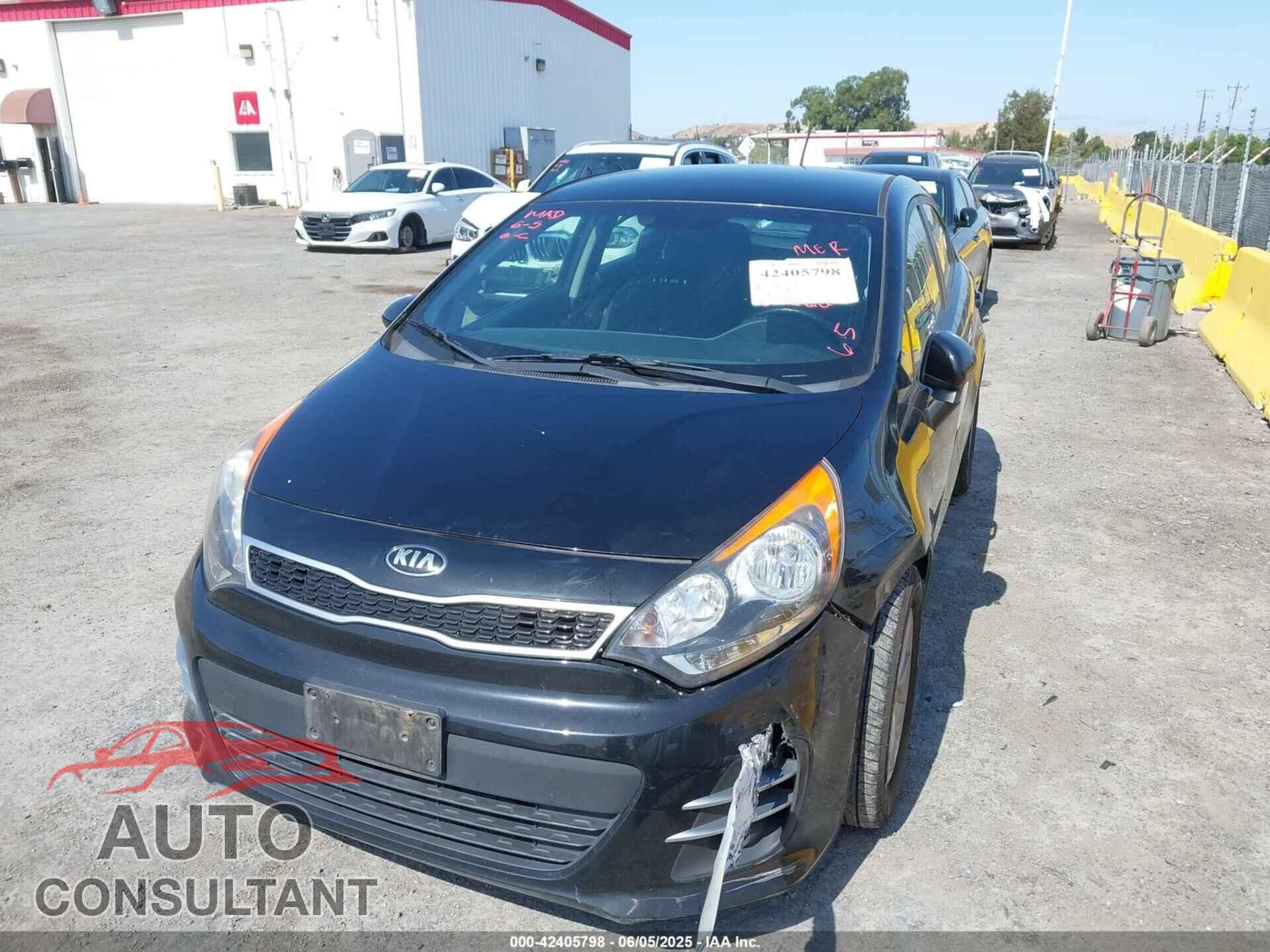 KIA RIO 2016 - KNADN5A35G6577104