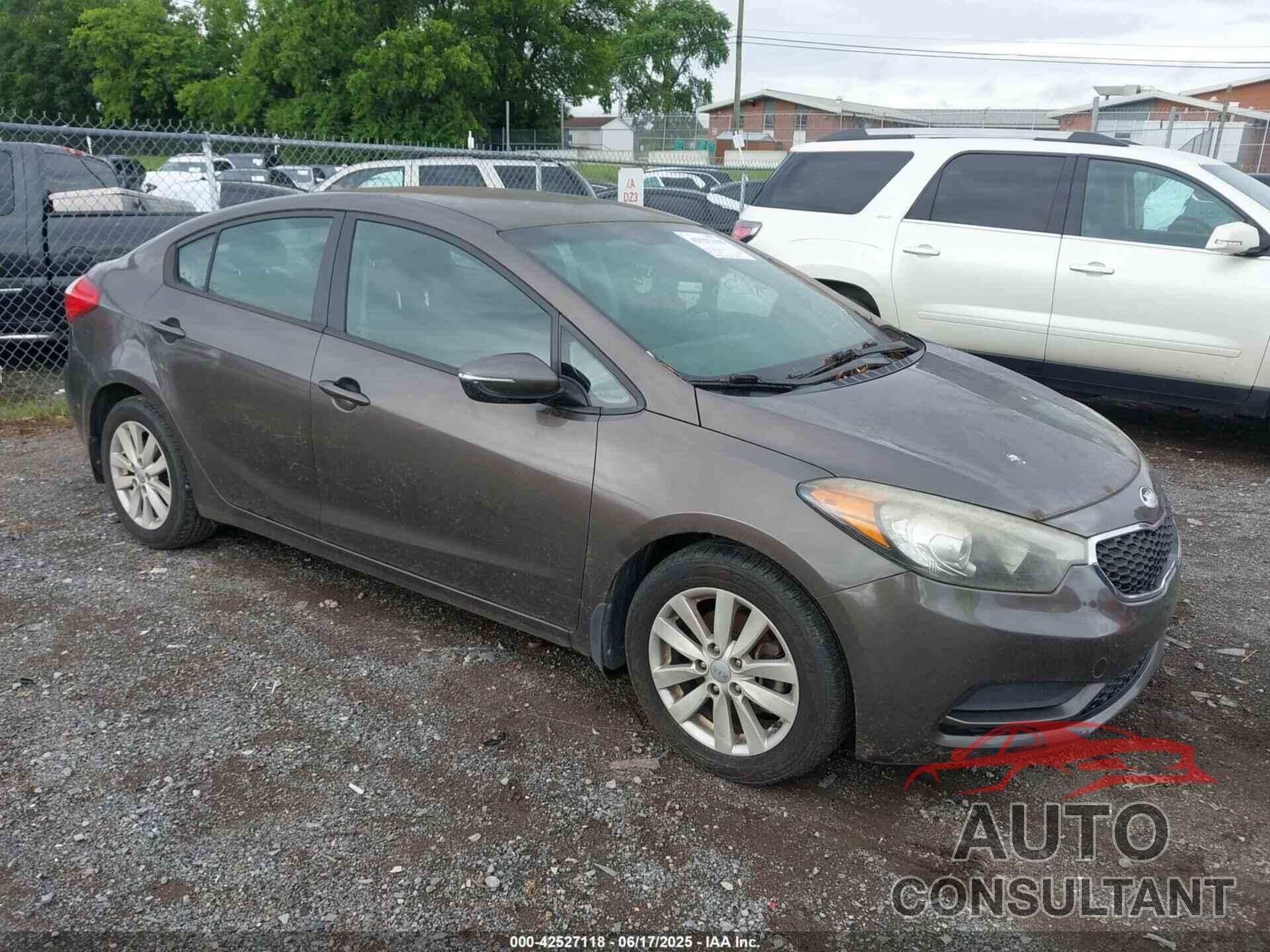 KIA FORTE 2014 - KNAFX4A66E5092318