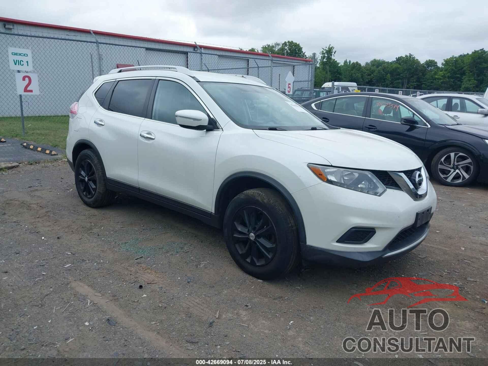NISSAN ROGUE 2015 - KNMAT2MV8FP529676