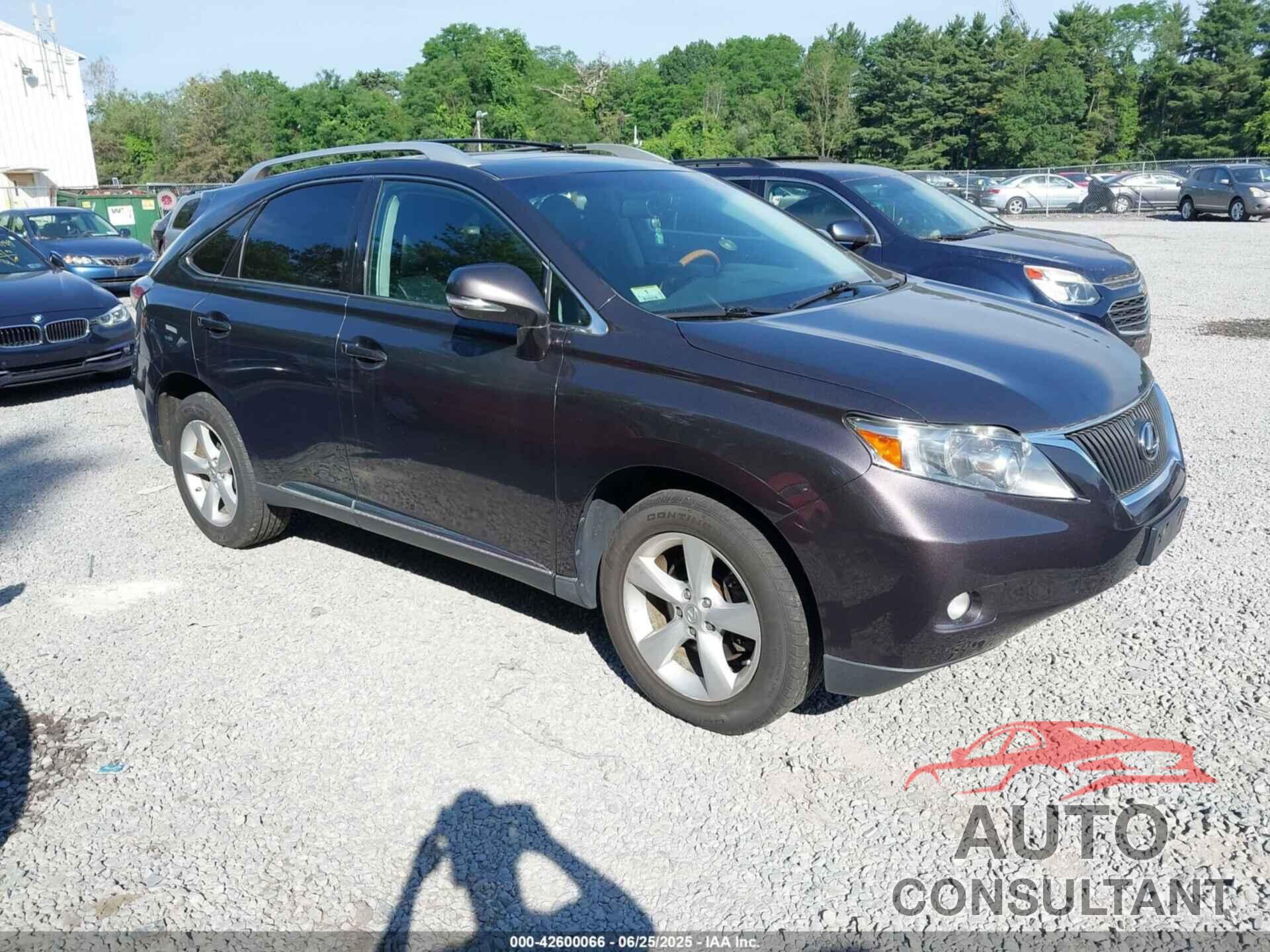 LEXUS RX 350 2010 - 2T2BK1BA8AC066443