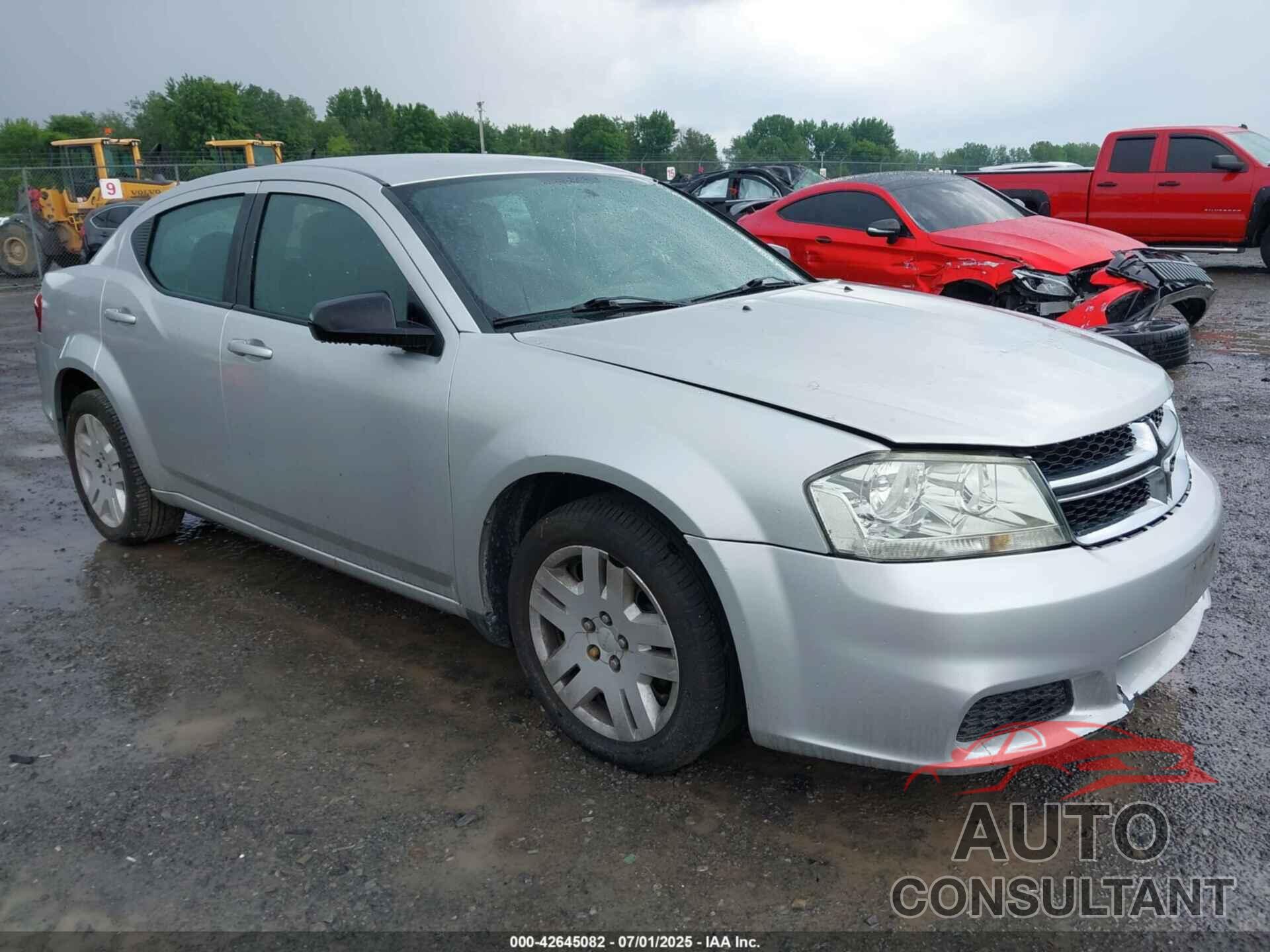 DODGE AVENGER 2012 - 1C3CDZAB6CN128969