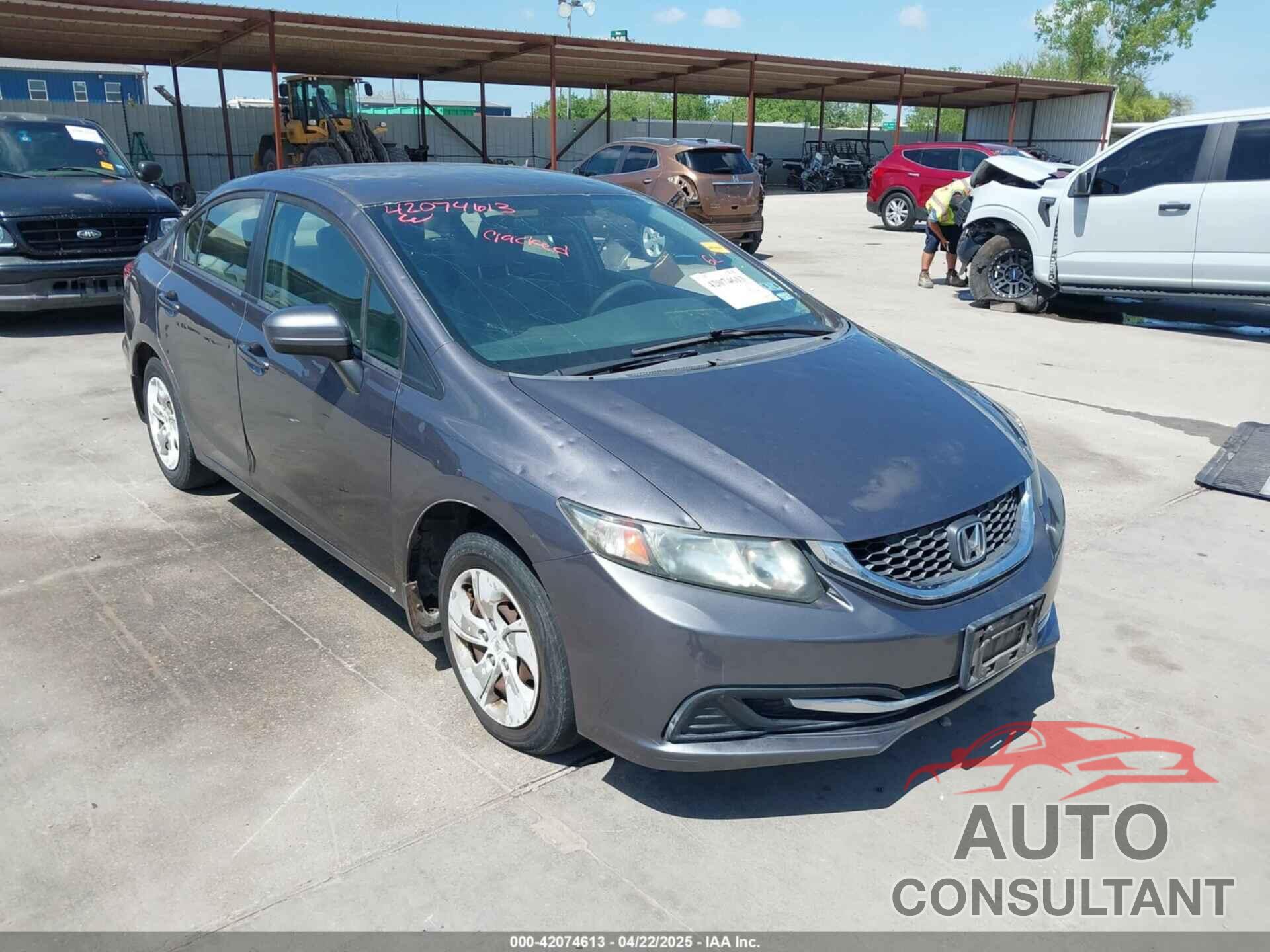 HONDA CIVIC 2014 - 19XFB2F53EE043488