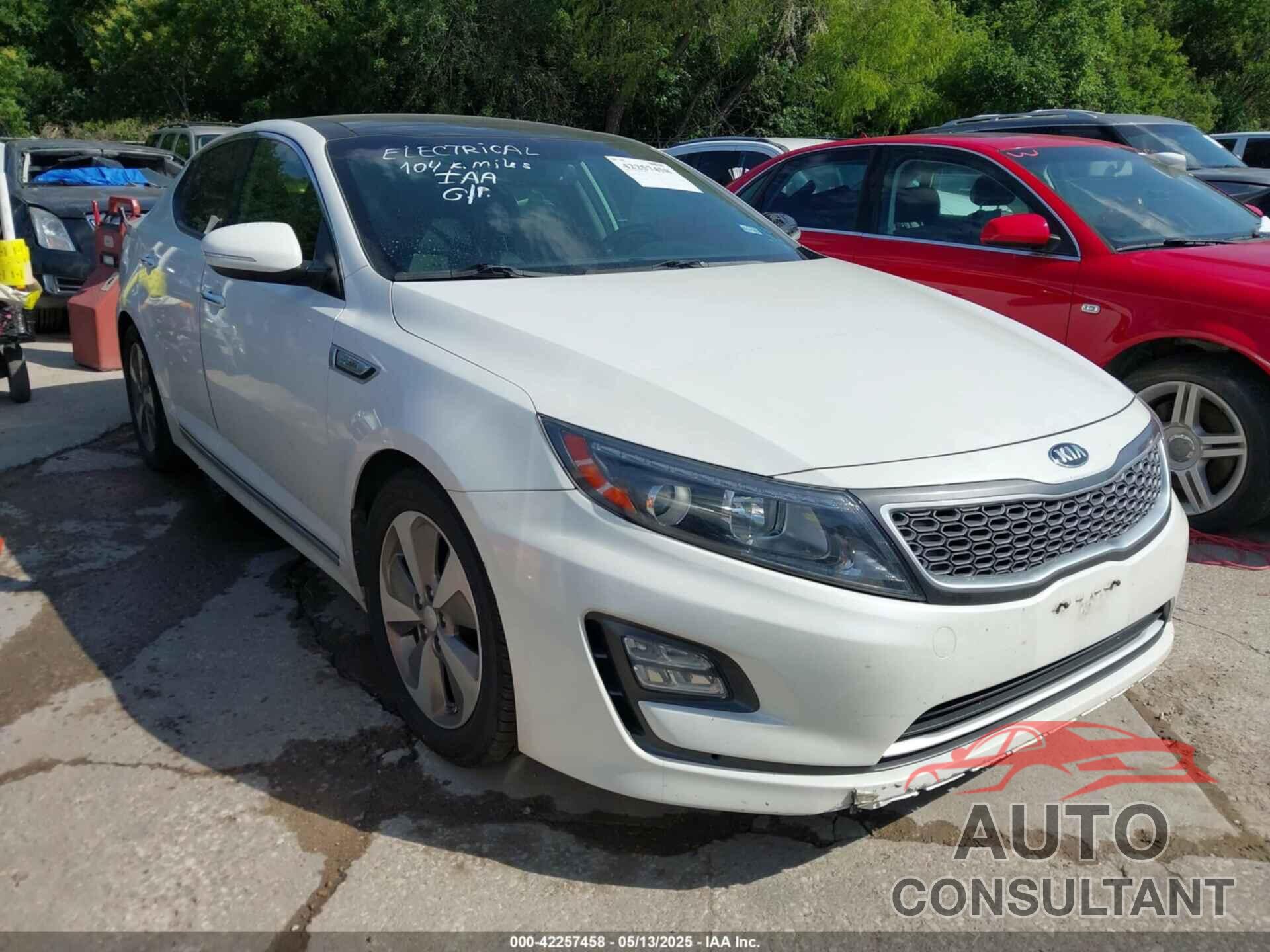 KIA OPTIMA 2015 - KNAGN4AD6F5091809