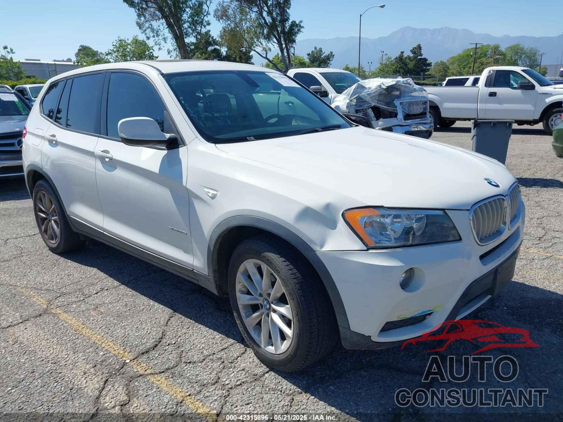 BMW X3 2013 - 5UXWX9C59D0D02198