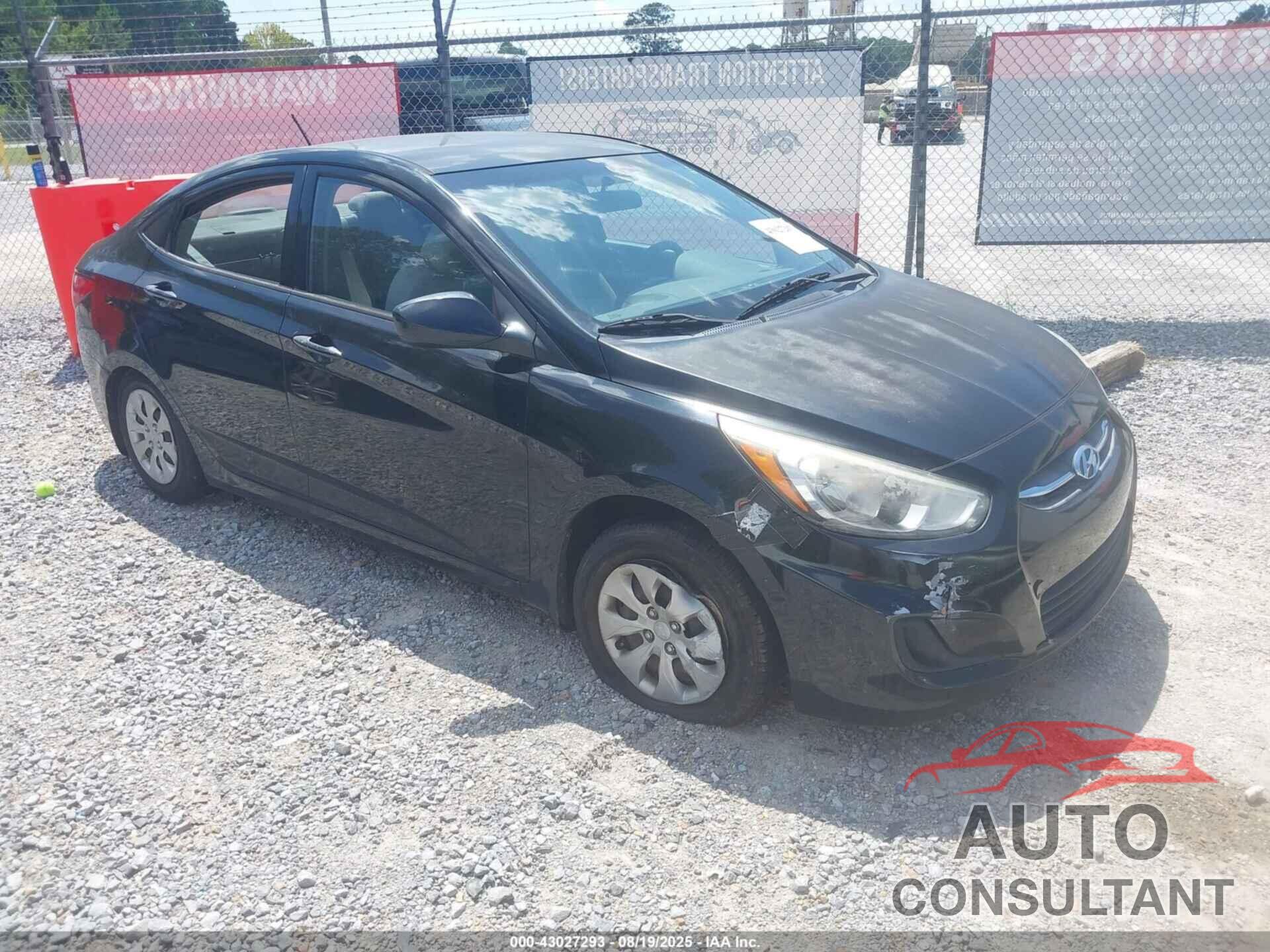 HYUNDAI ACCENT 2016 - KMHCT4AE1GU084723