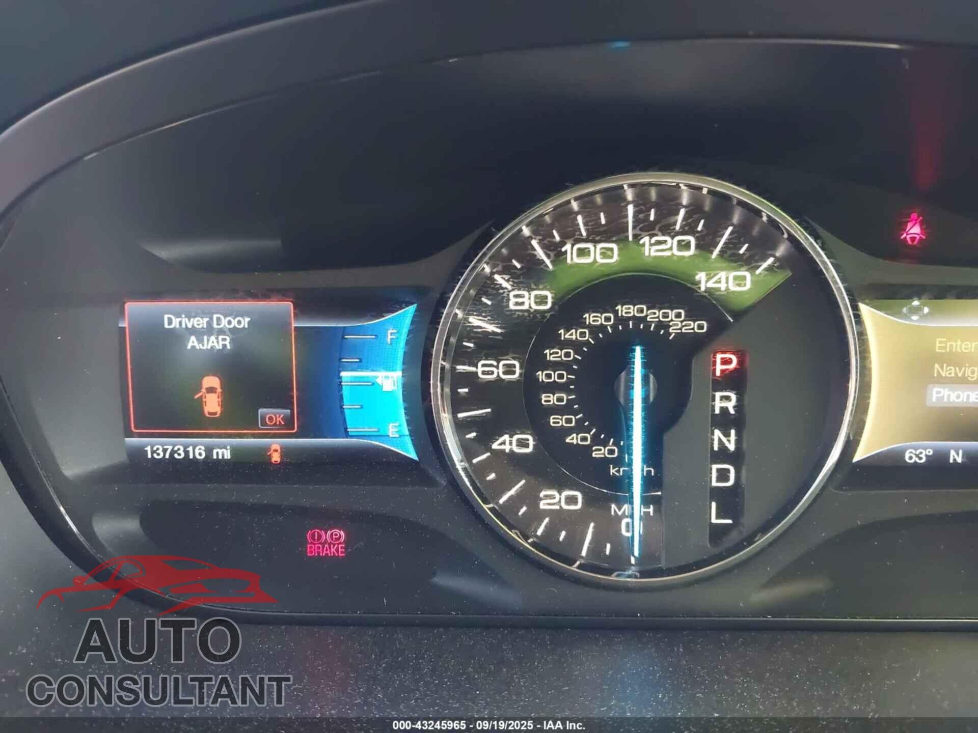 FORD EDGE 2014 - 2FMDK3K98EBA14383