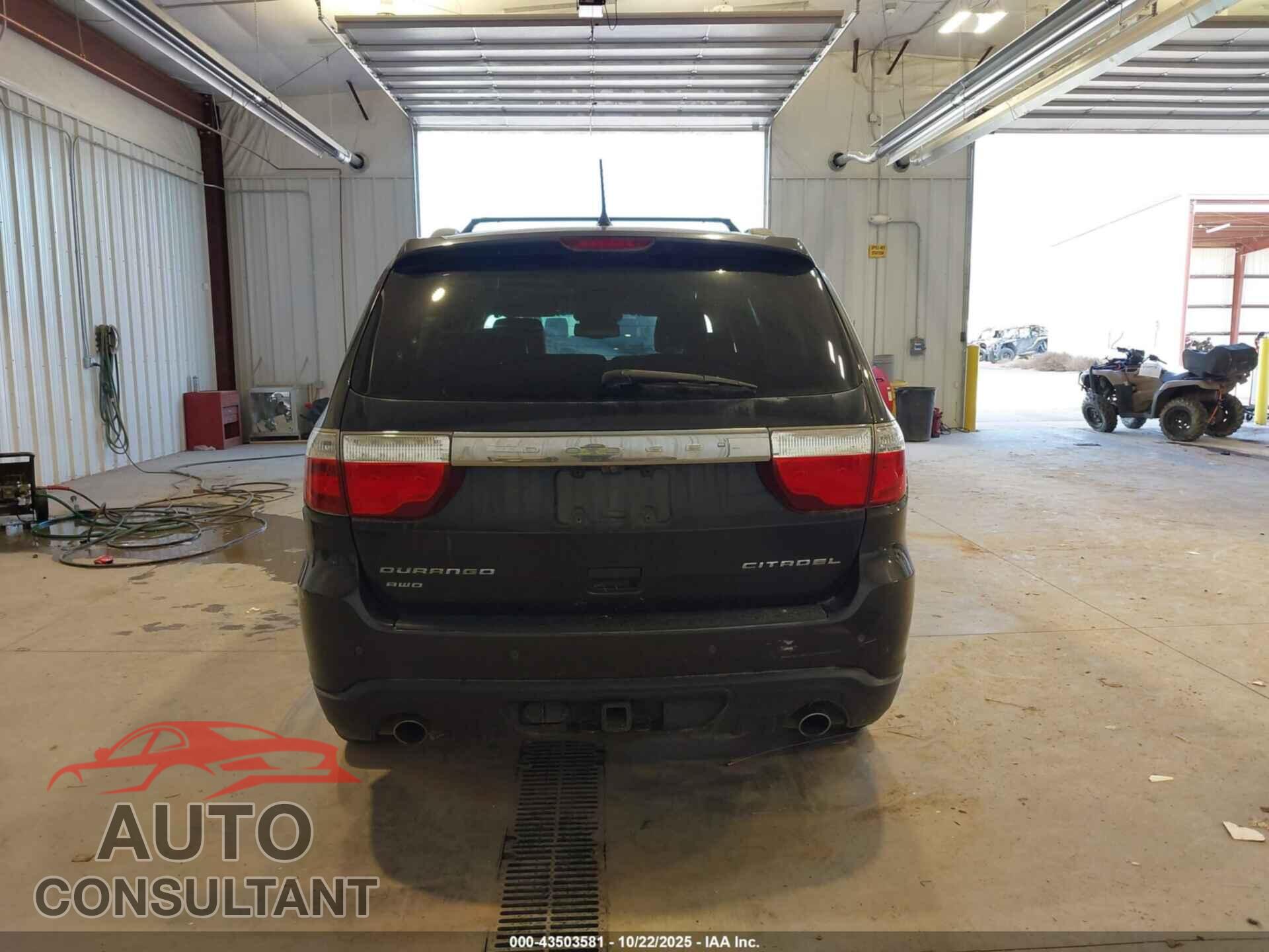 DODGE DURANGO 2012 - 1C4SDJET9CC202716