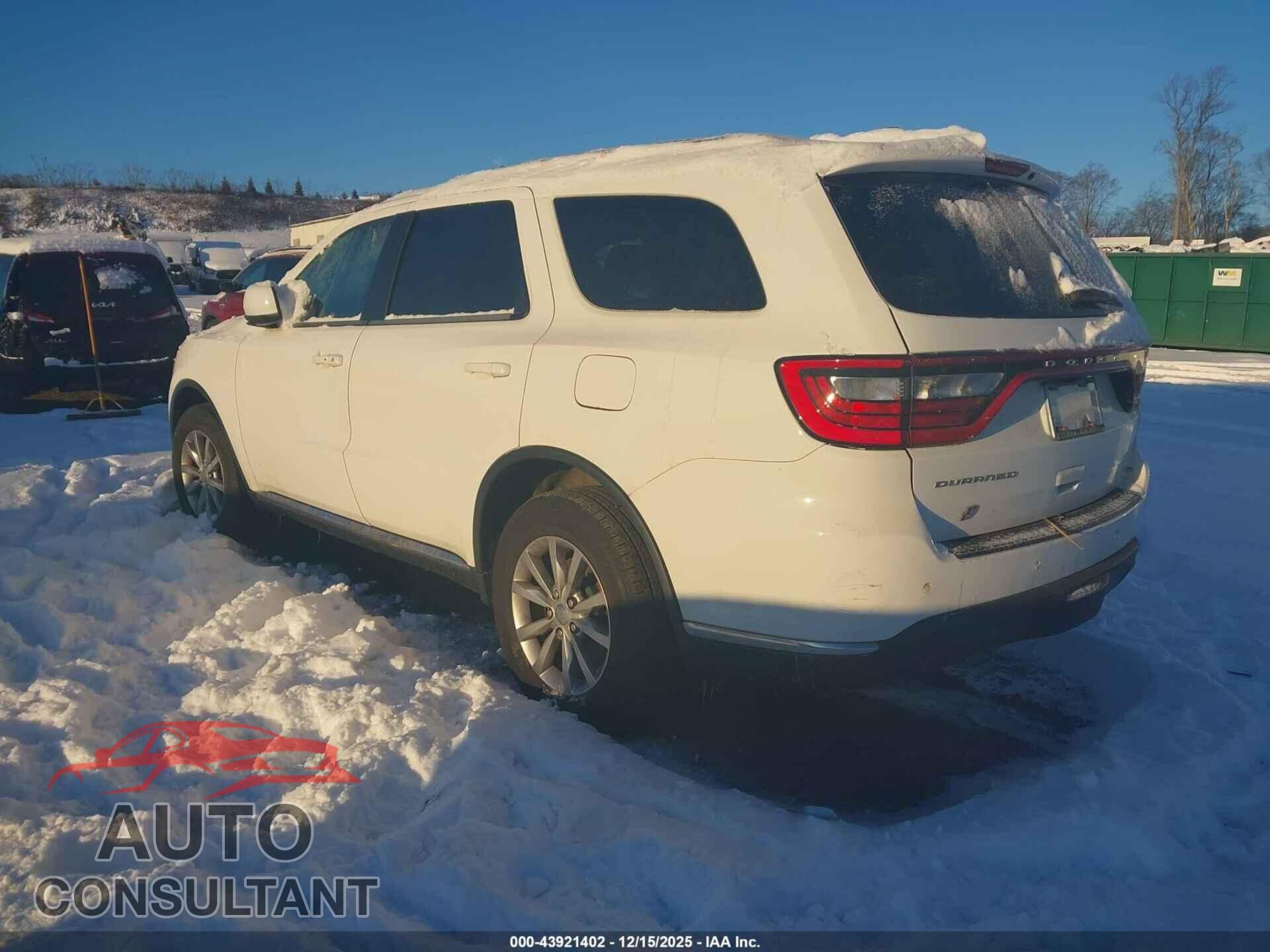 DODGE DURANGO 2018 - 1C4RDJAG5JC112452