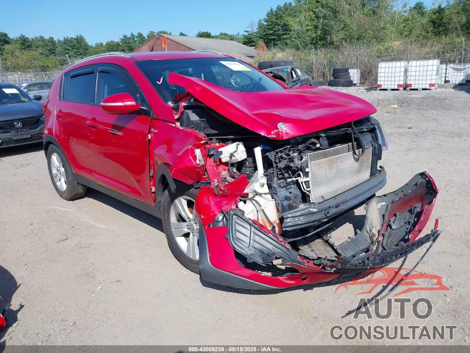 KIA SPORTAGE 2011 - KNDPBCA23B7013149