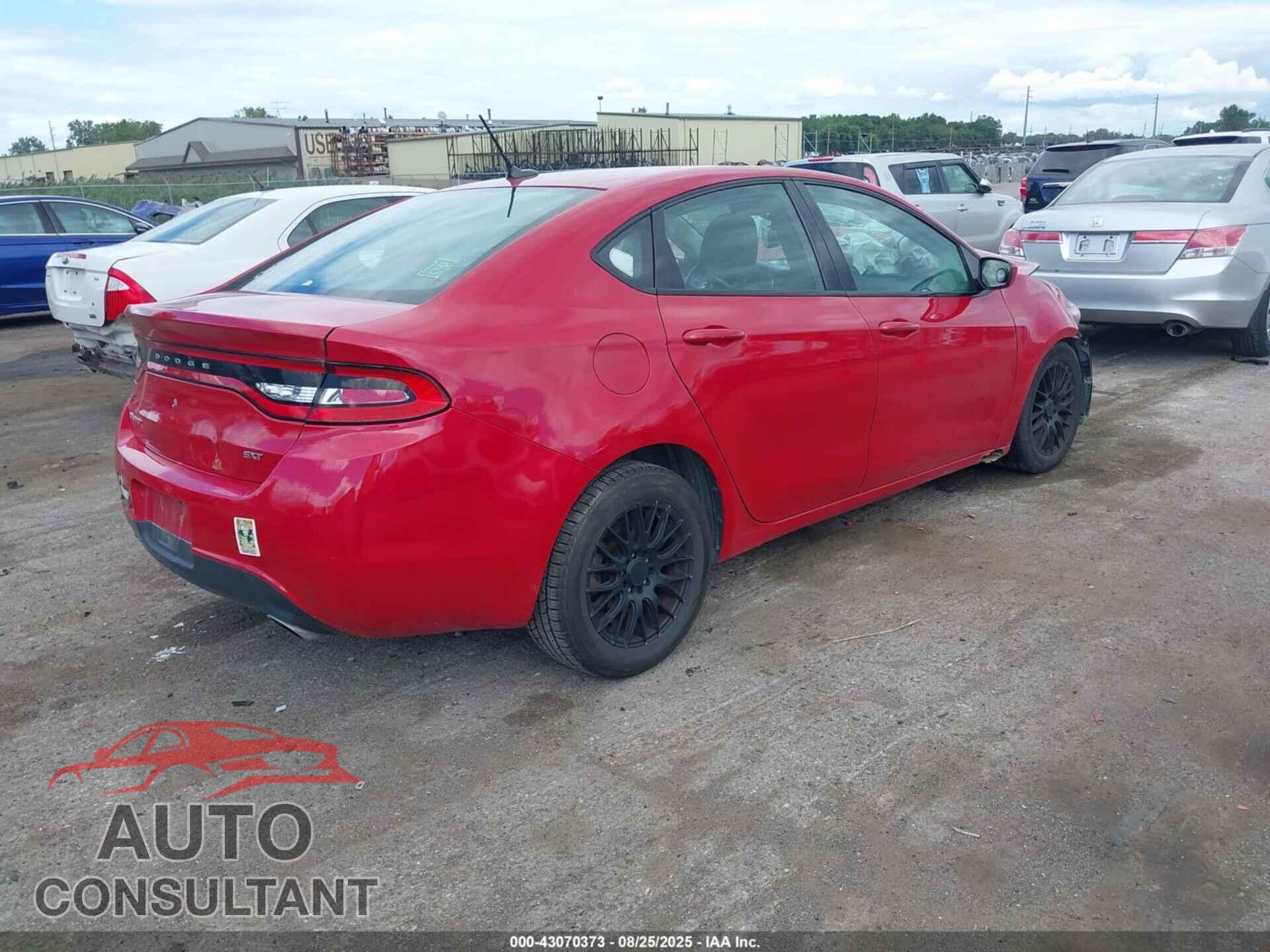 DODGE DART 2013 - 1C3CDFBA9DD308183