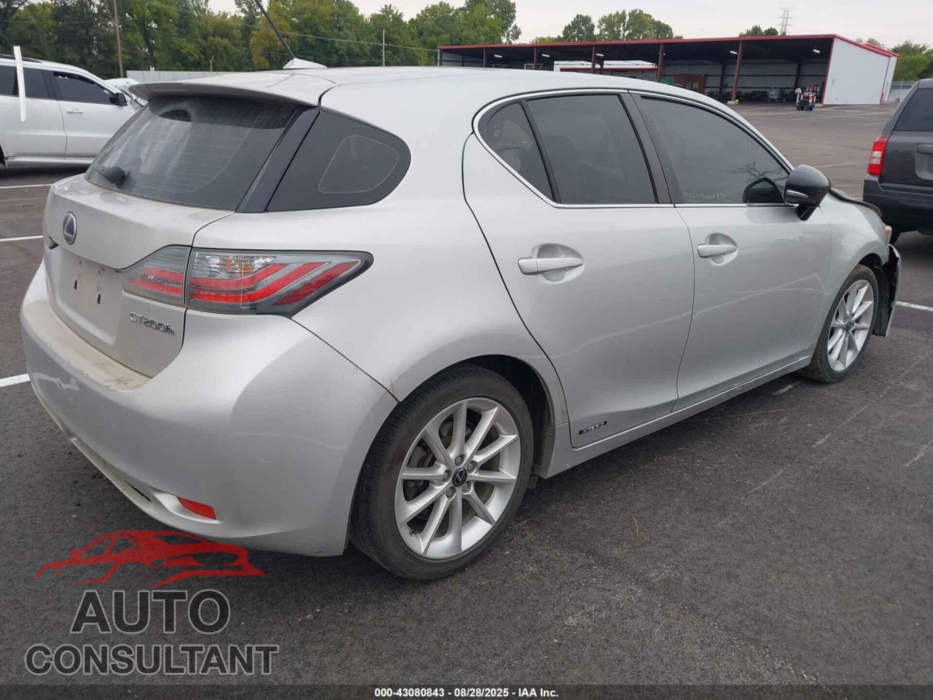 LEXUS CT 200H 2011 - JTHKD5BH3B2043170