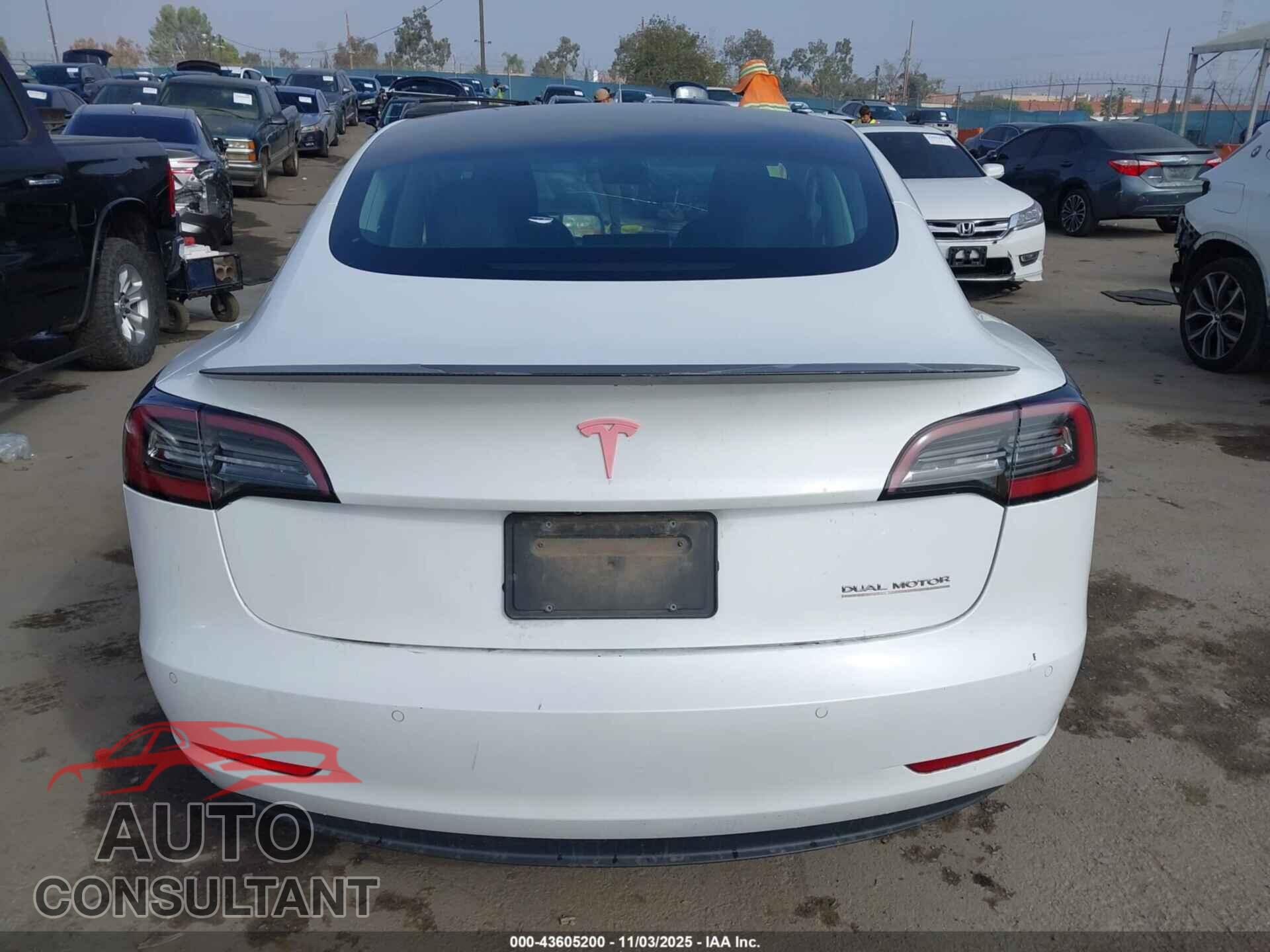 TESLA MODEL 3 2019 - 5YJ3E1EB0KF422014