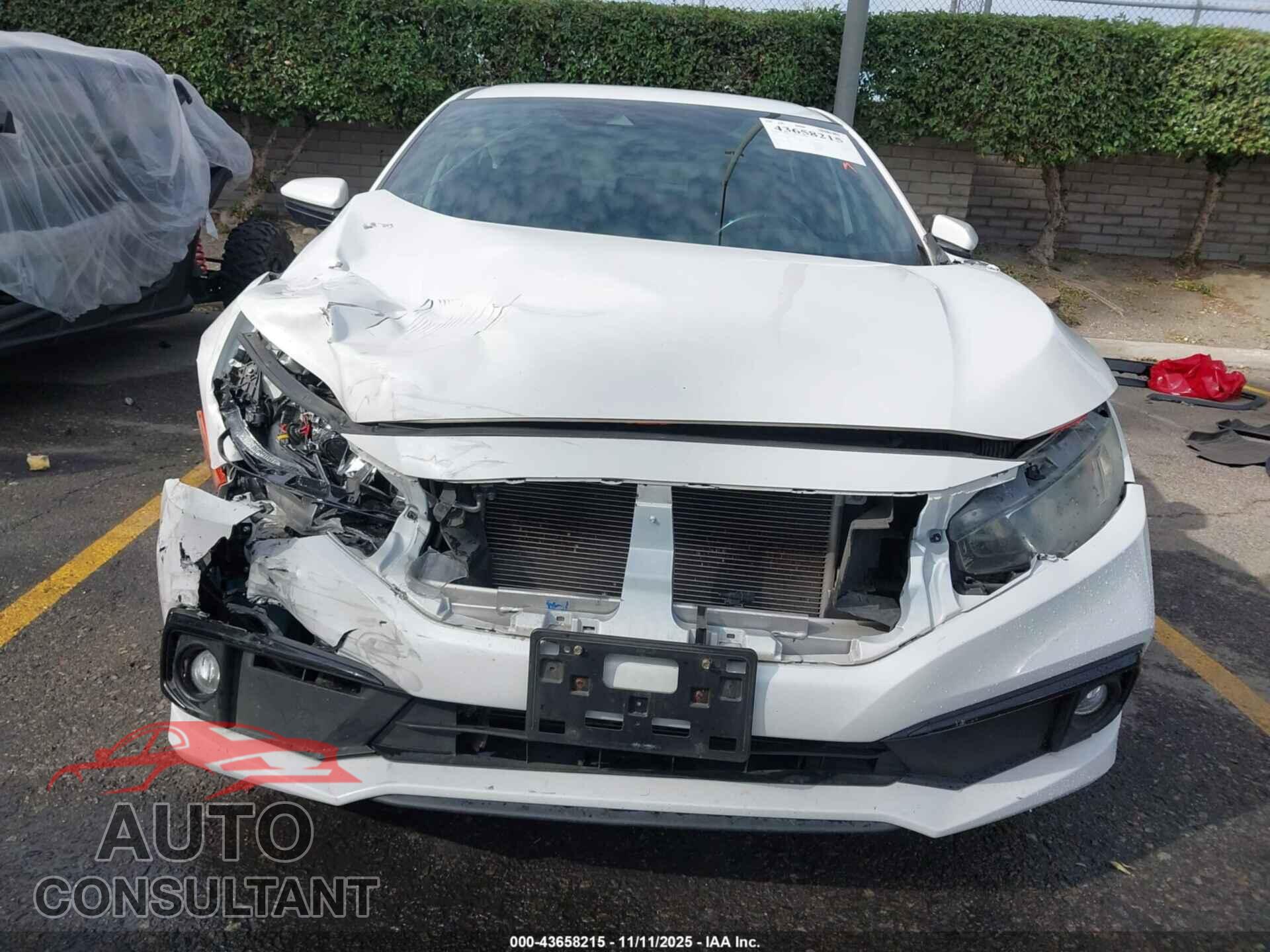 HONDA CIVIC 2019 - 2HGFC2F86KH505079