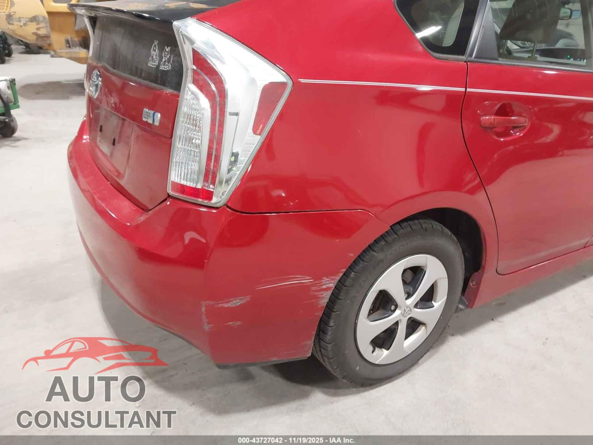 TOYOTA PRIUS 2012 - JTDKN3DUXC5440579