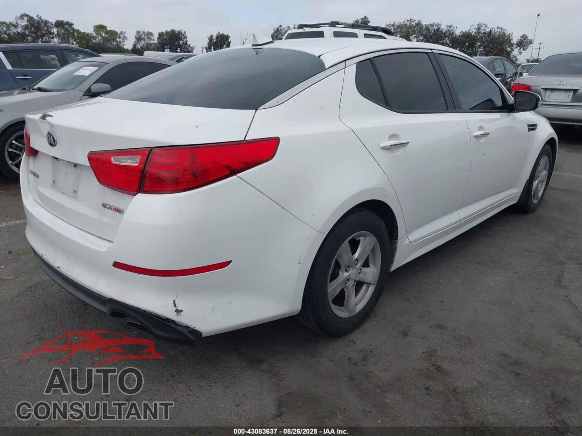 KIA OPTIMA 2014 - KNAGM4A72E5523520