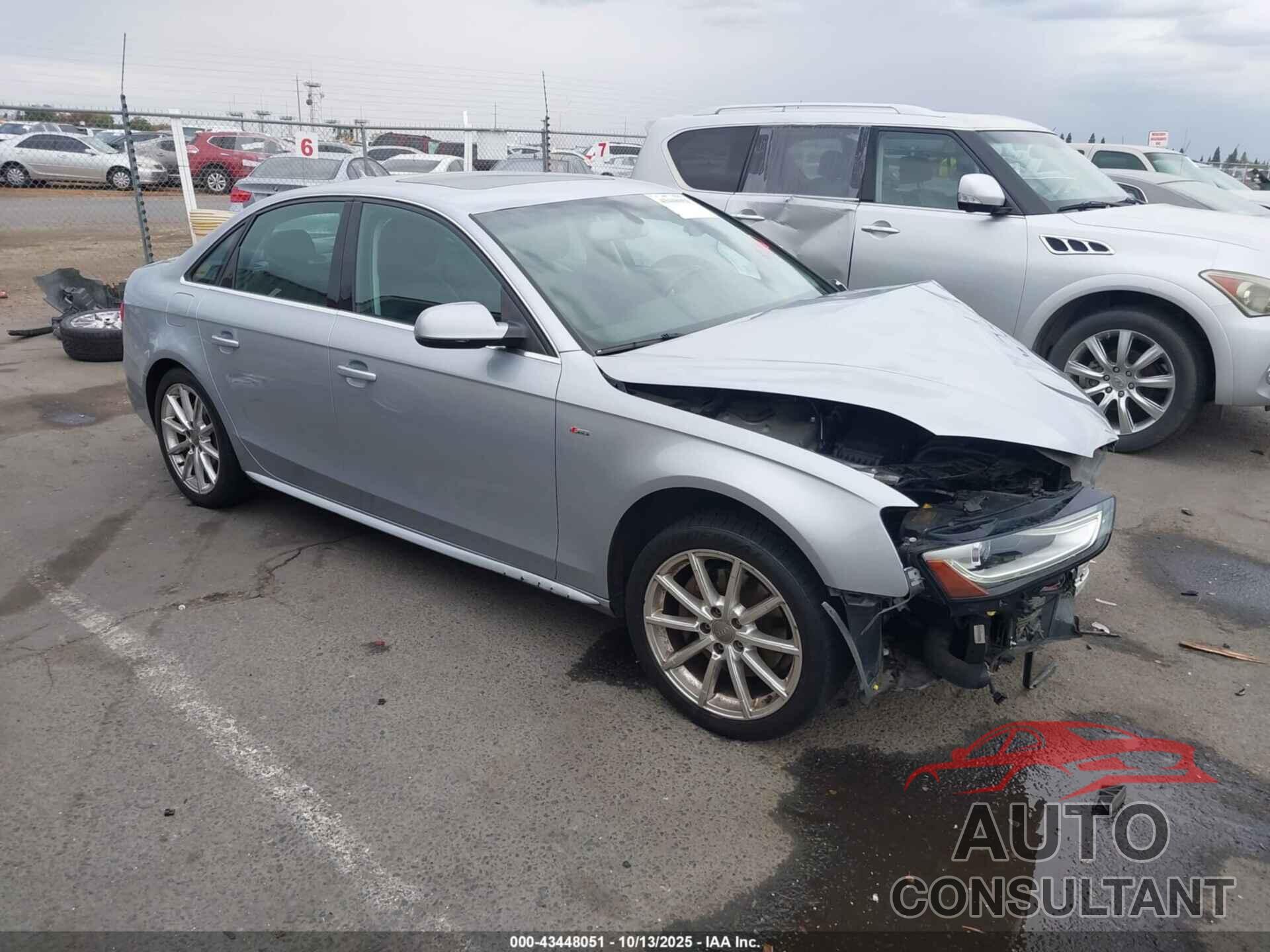 AUDI A4 2015 - WAUBFAFL8FN008600