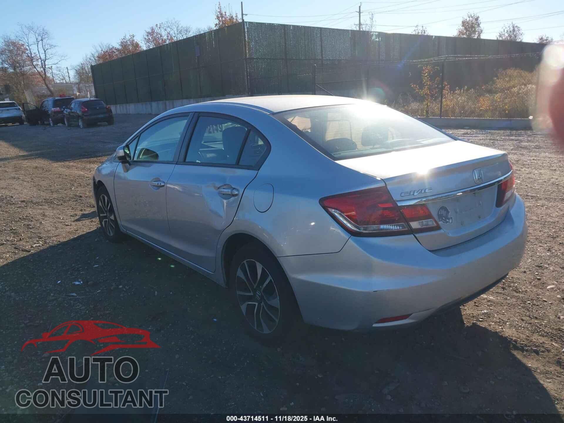 HONDA CIVIC 2014 - 19XFB2F89EE272834