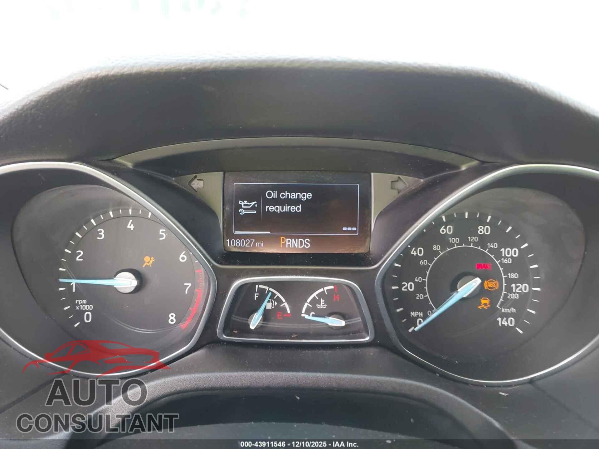 FORD FOCUS 2015 - 1FADP3F22FL370175