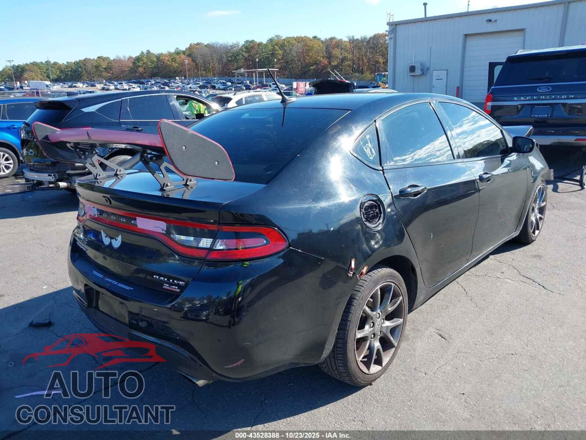 DODGE DART 2014 - 1C3CDFBB5ED677004