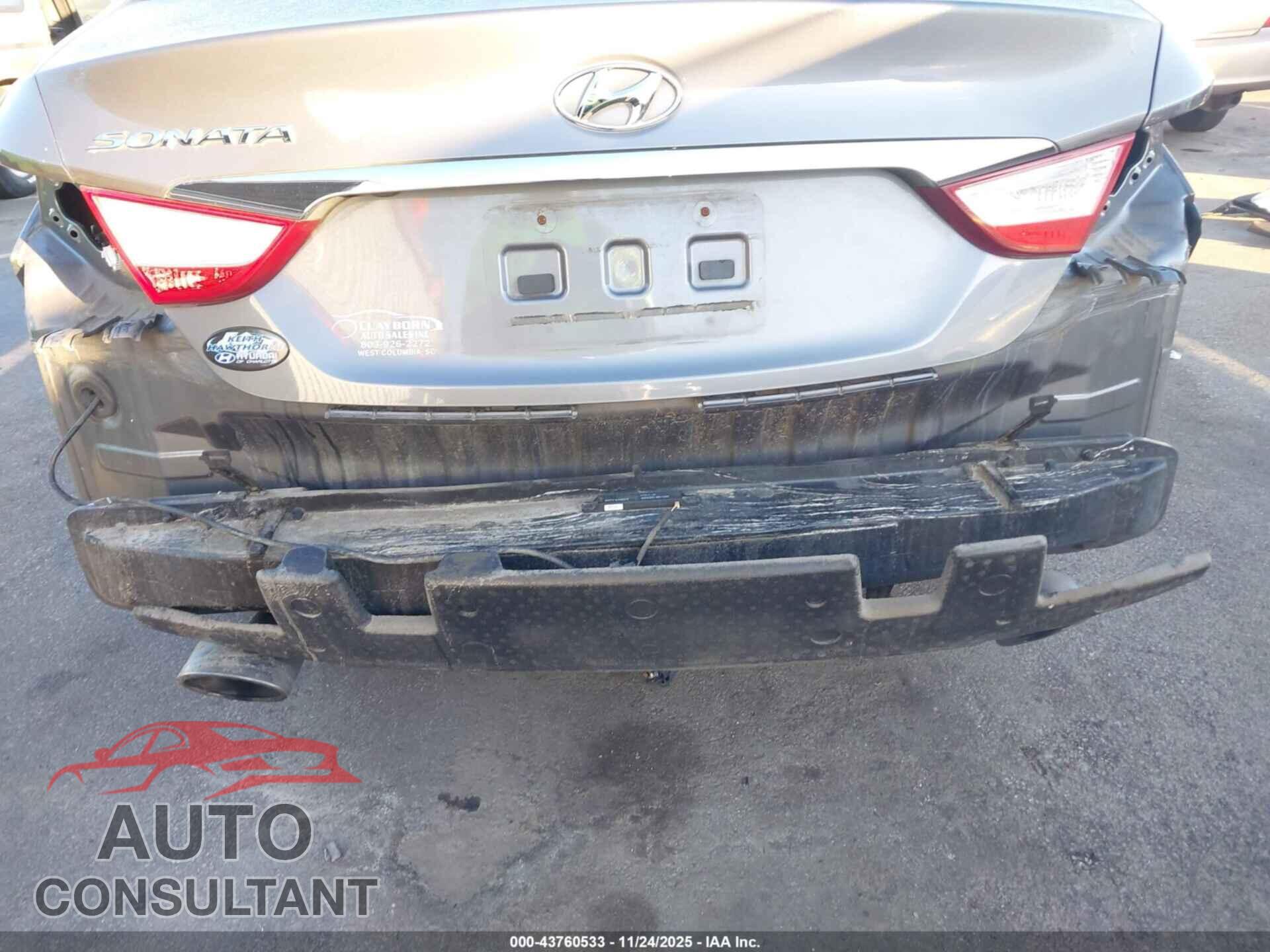 HYUNDAI SONATA 2012 - 5NPEC4AC2CH325530