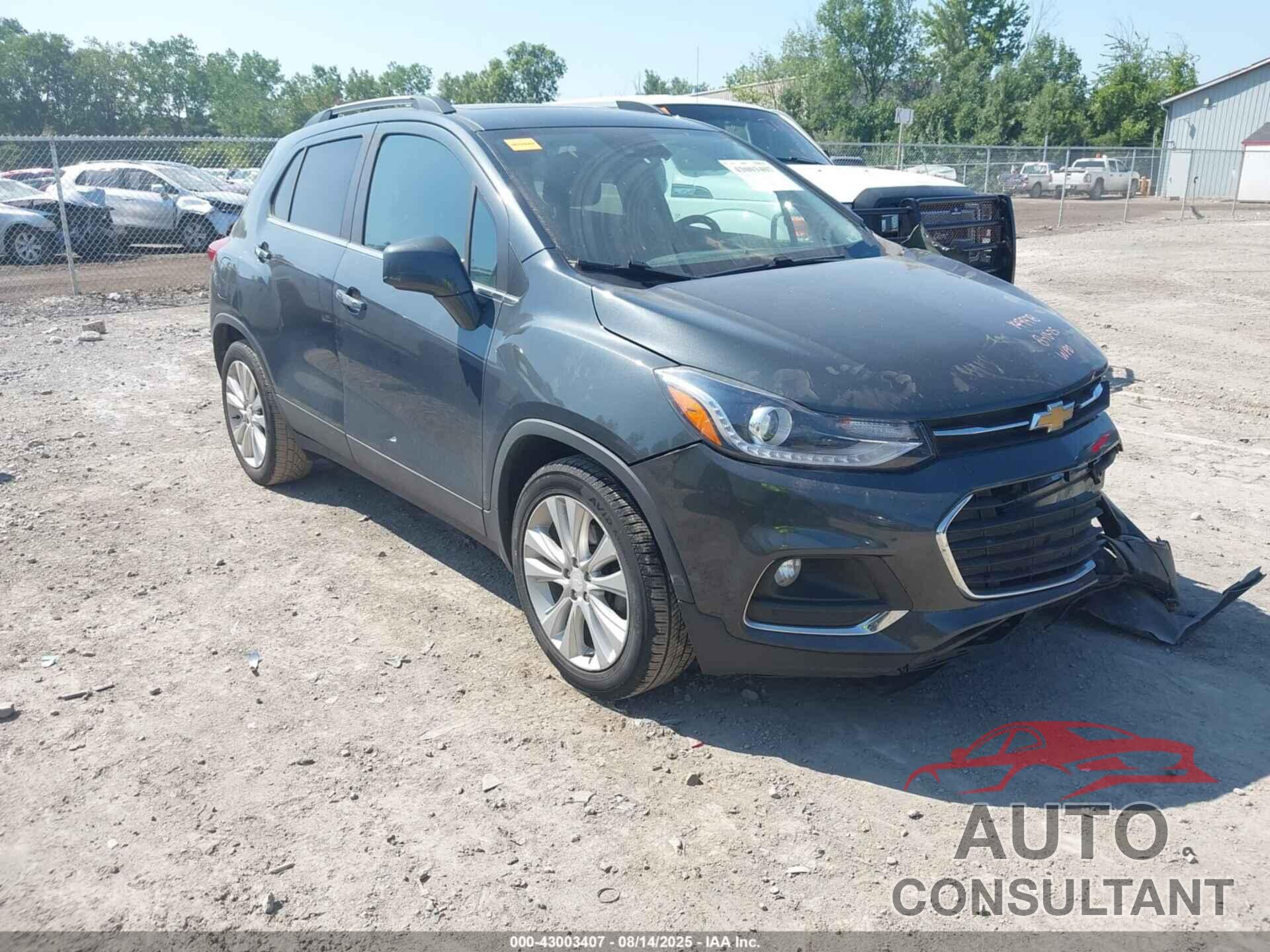 CHEVROLET TRAX 2018 - 3GNCJMSB0JL290008