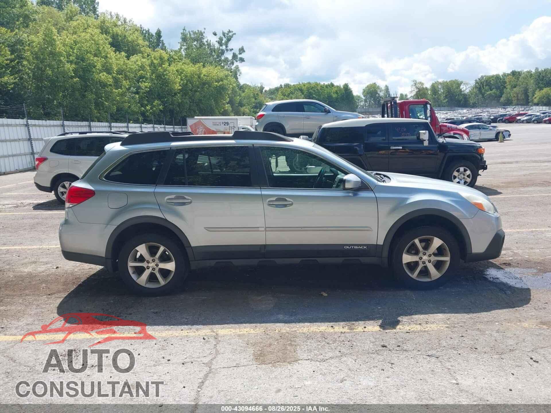 SUBARU OUTBACK 2014 - 4S4BRBLC8E3235506