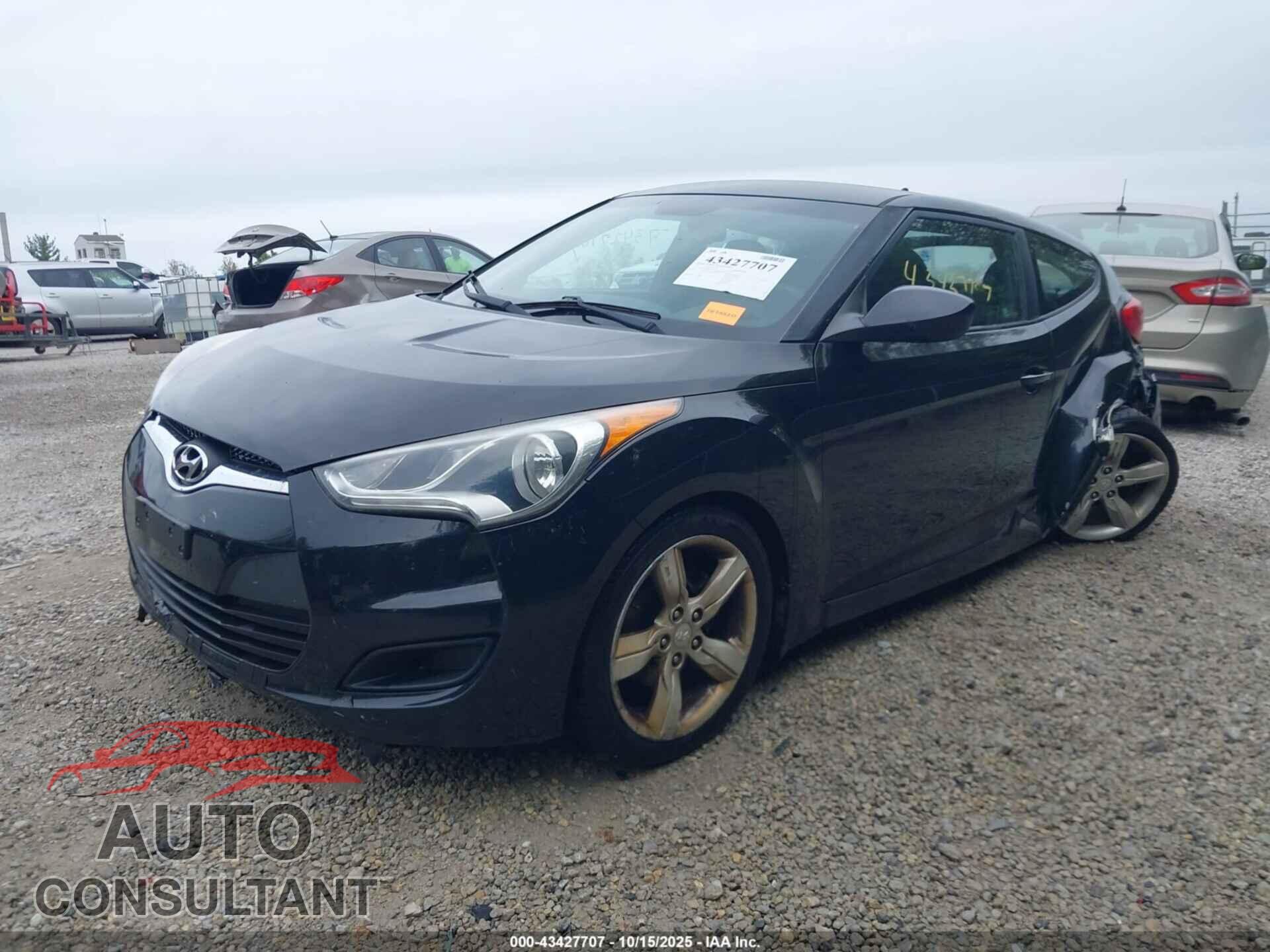 HYUNDAI VELOSTER 2012 - KMHTC6AD8CU072100