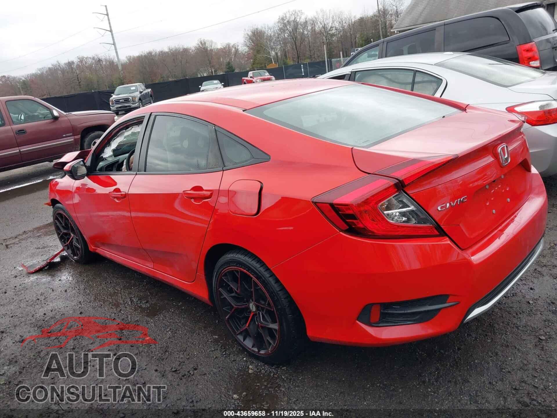 HONDA CIVIC 2019 - 2HGFC2F62KH525912