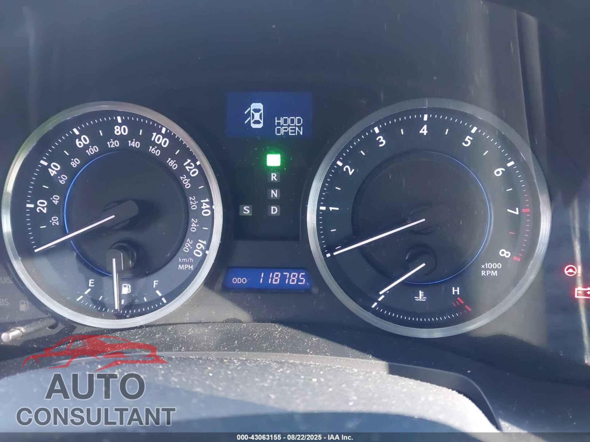 LEXUS IS 250 2011 - JTHCF5C24B5049115
