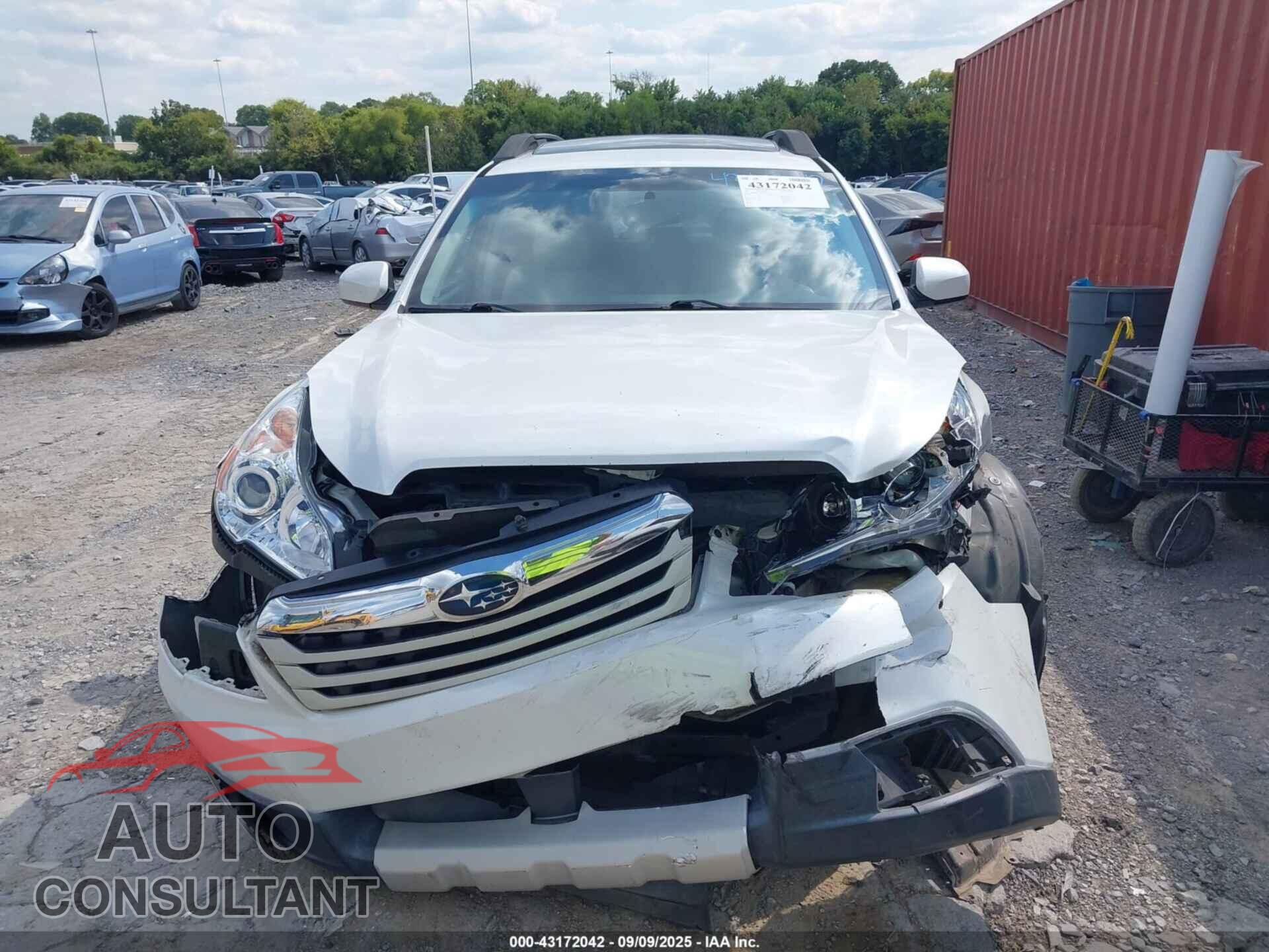 SUBARU OUTBACK 2011 - 4S4BRBKC5B3441492