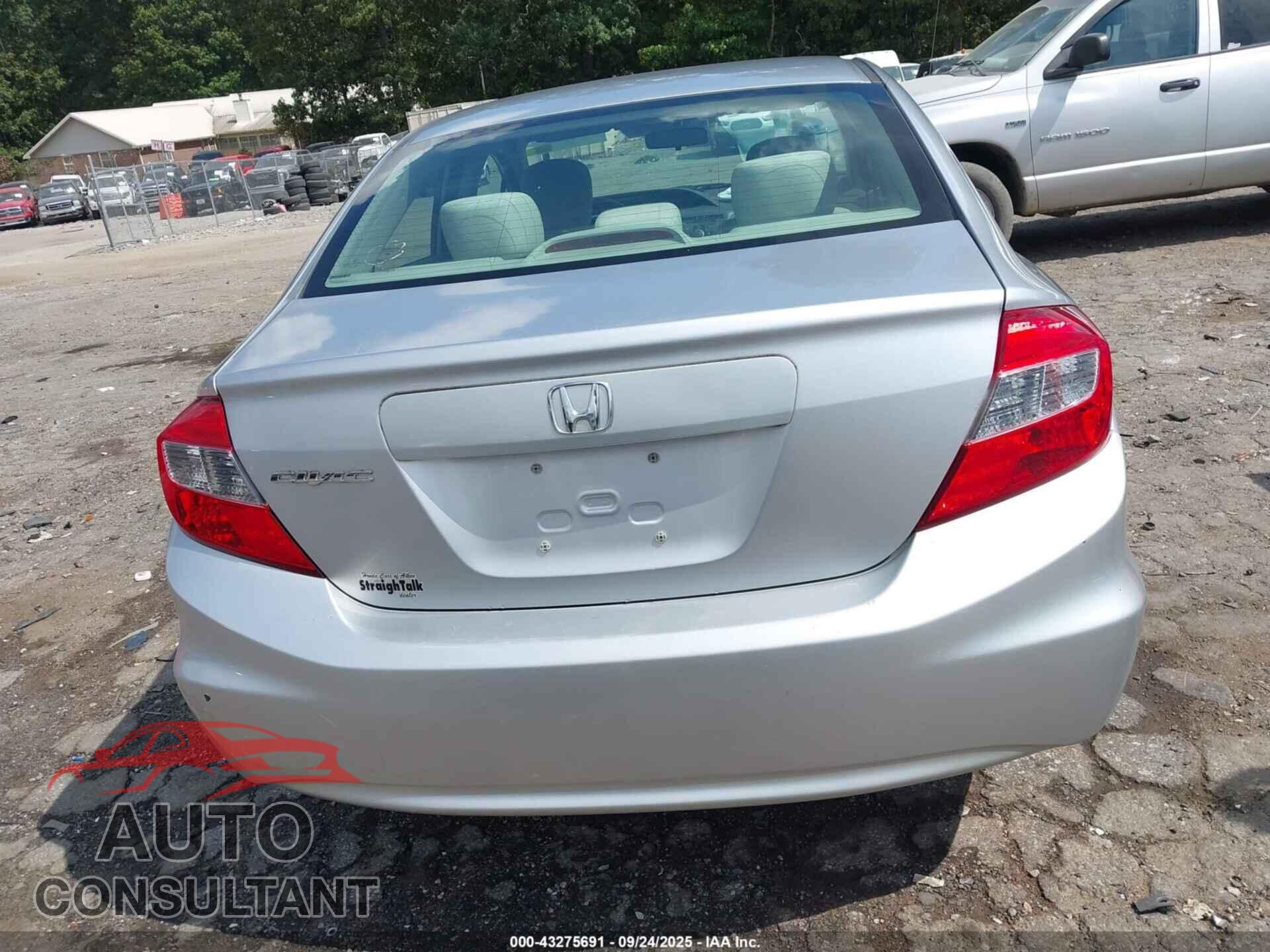 HONDA CIVIC 2012 - 19XFB2F55CE095377