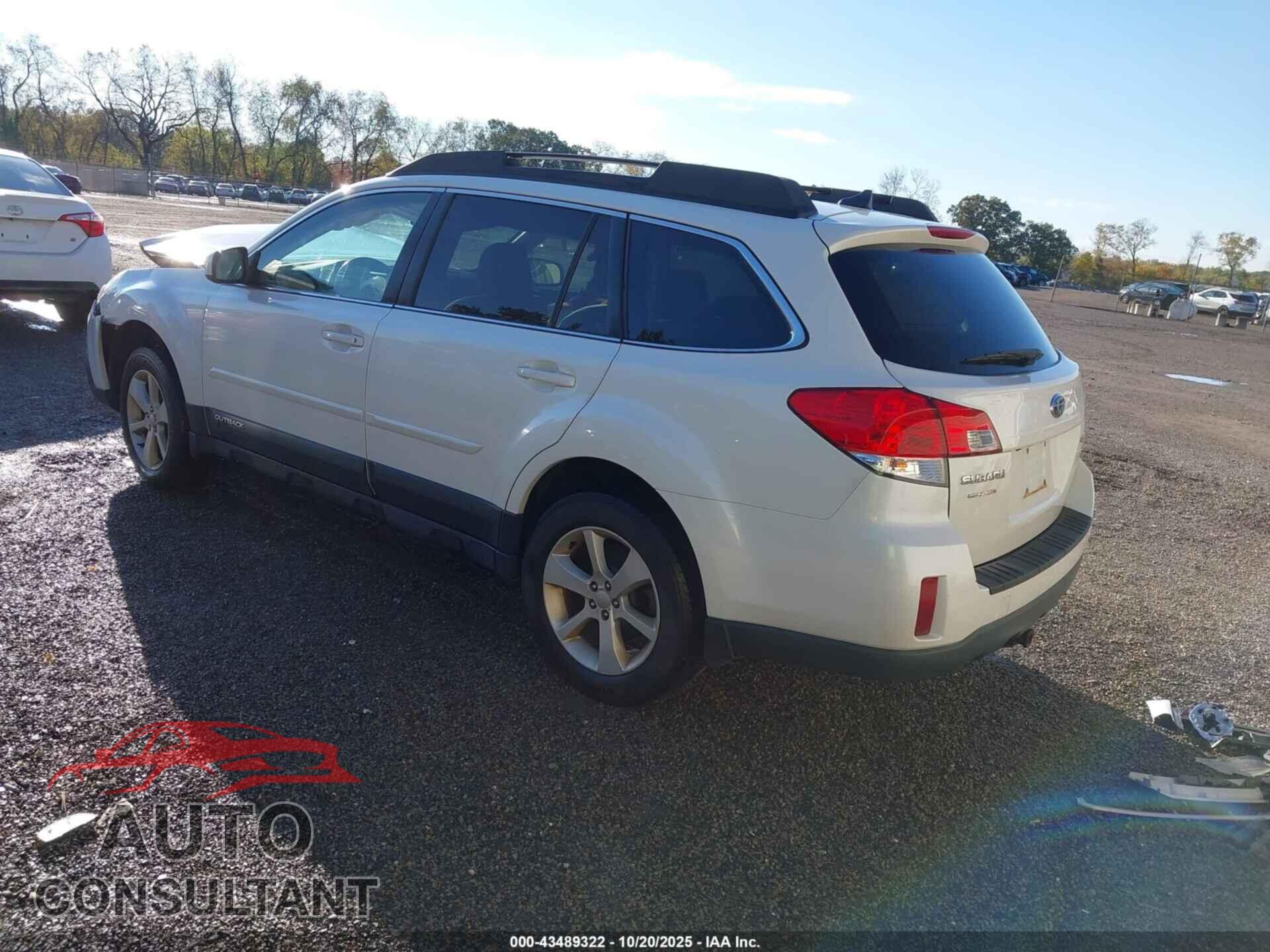SUBARU OUTBACK 2014 - 4S4BRBDC4E3326383