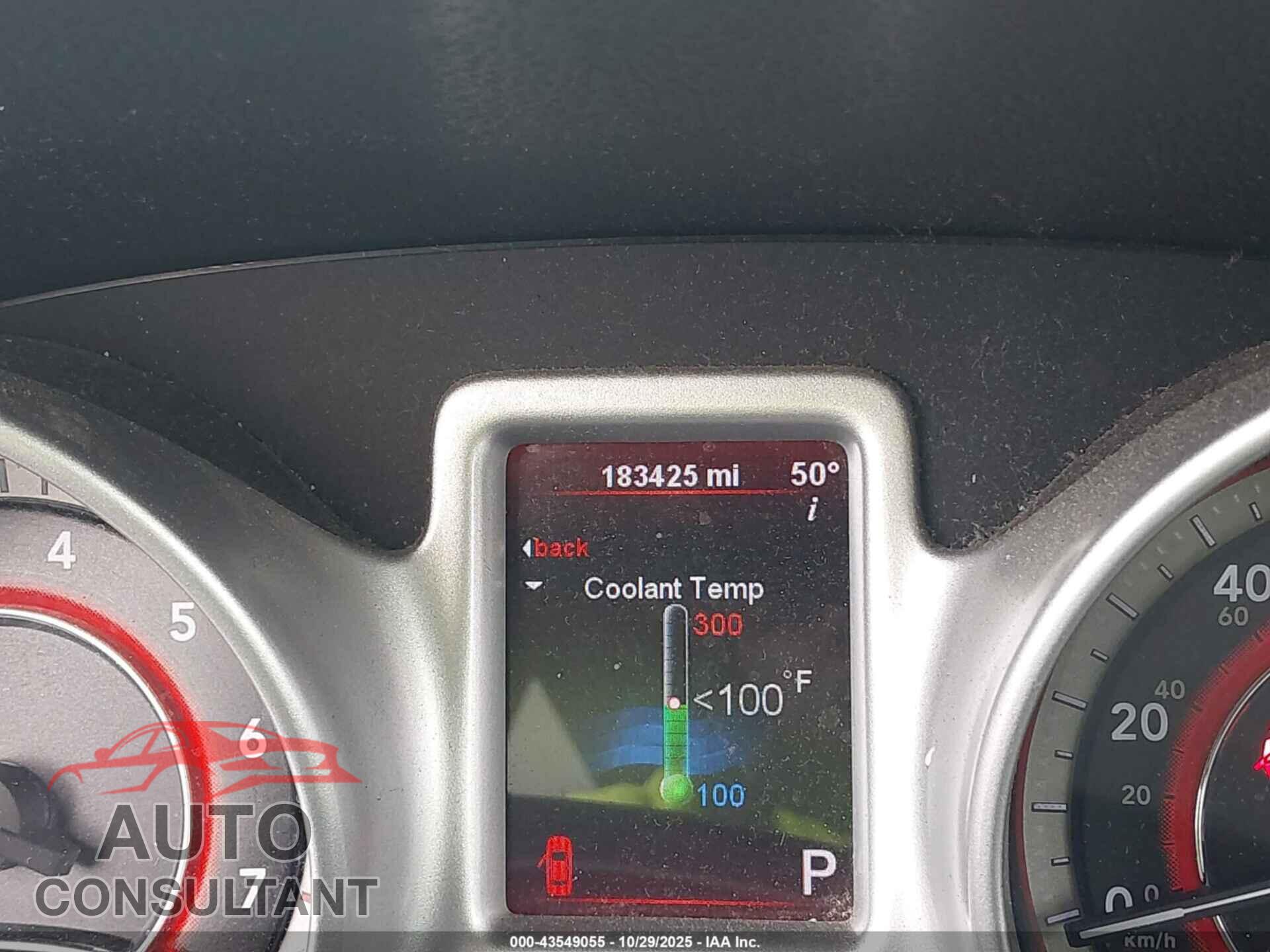 DODGE JOURNEY 2012 - 3C4PDDBG4CT333099