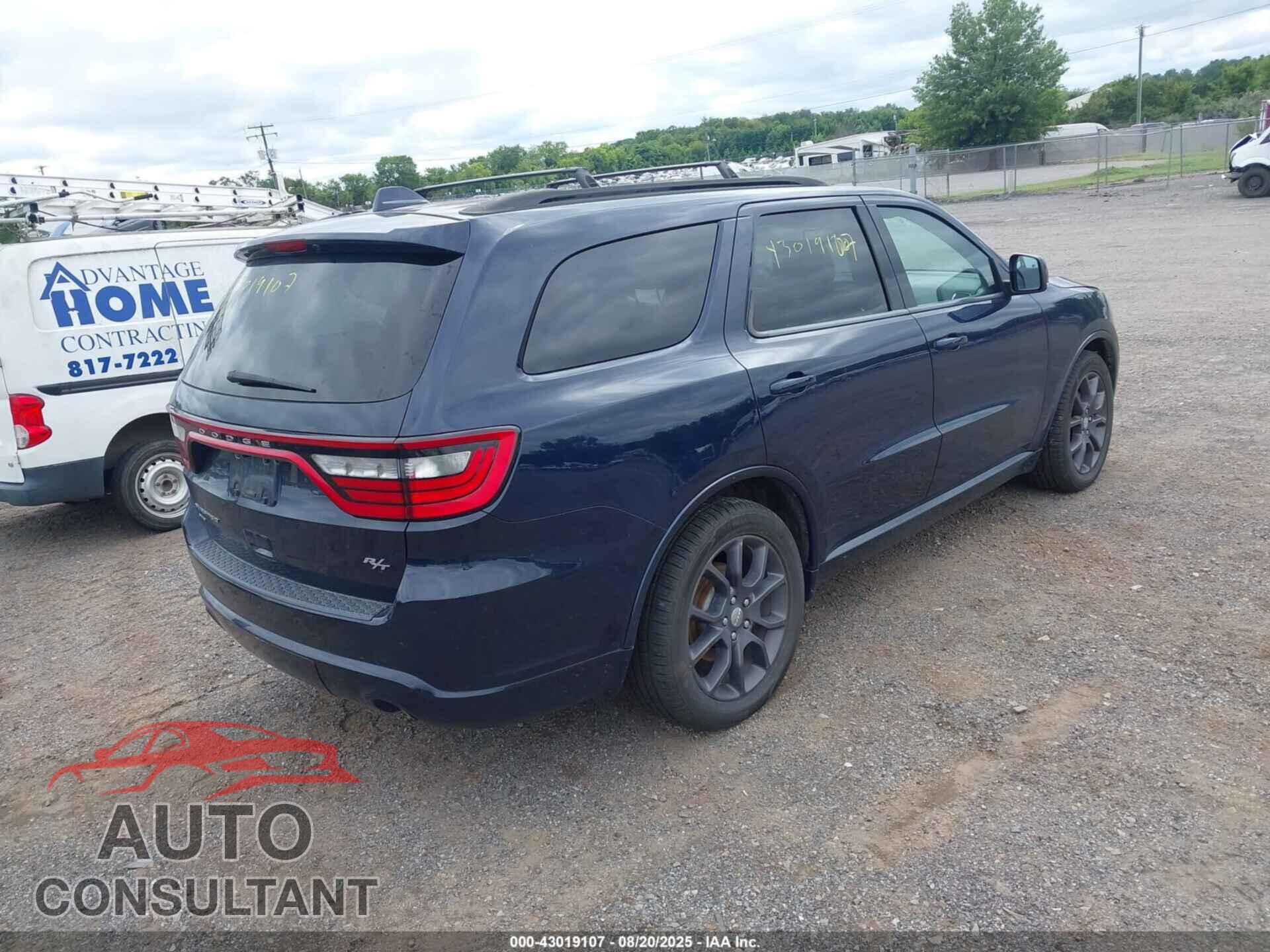 DODGE DURANGO 2017 - 1C4SDJCT2HC762877